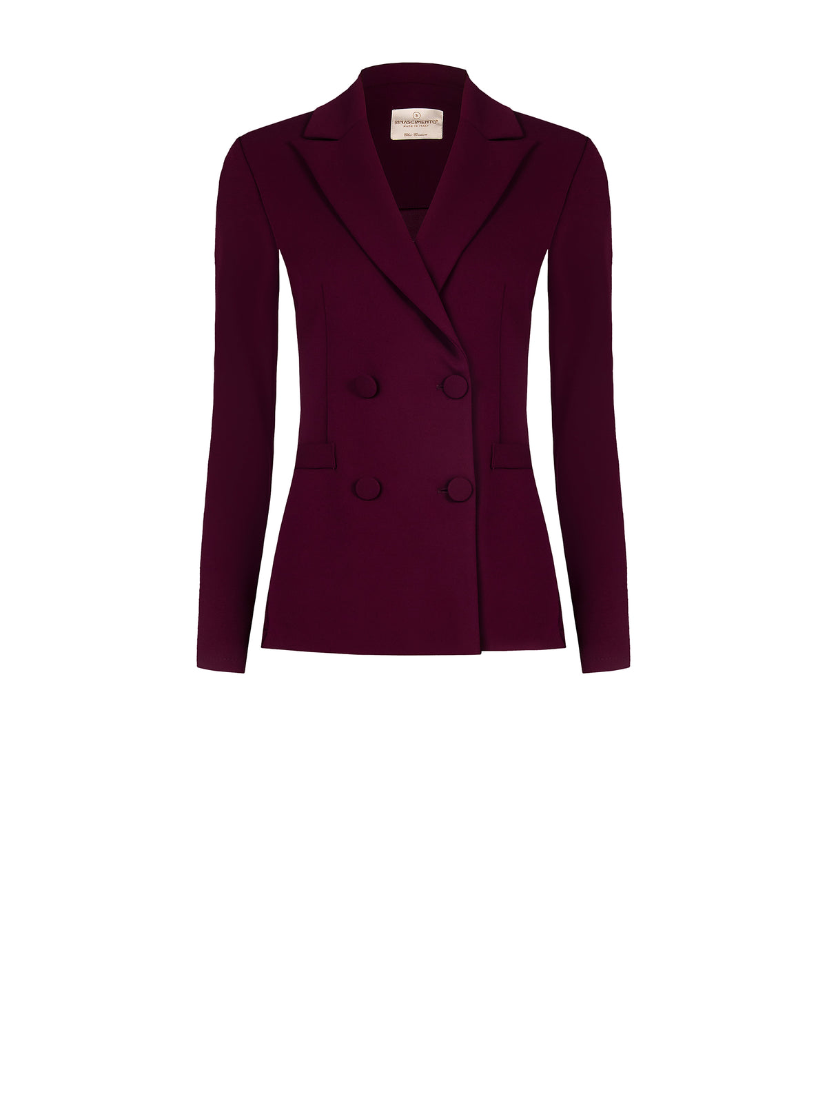 Double-Breasted Jacket Scuba Crepe - Maska
