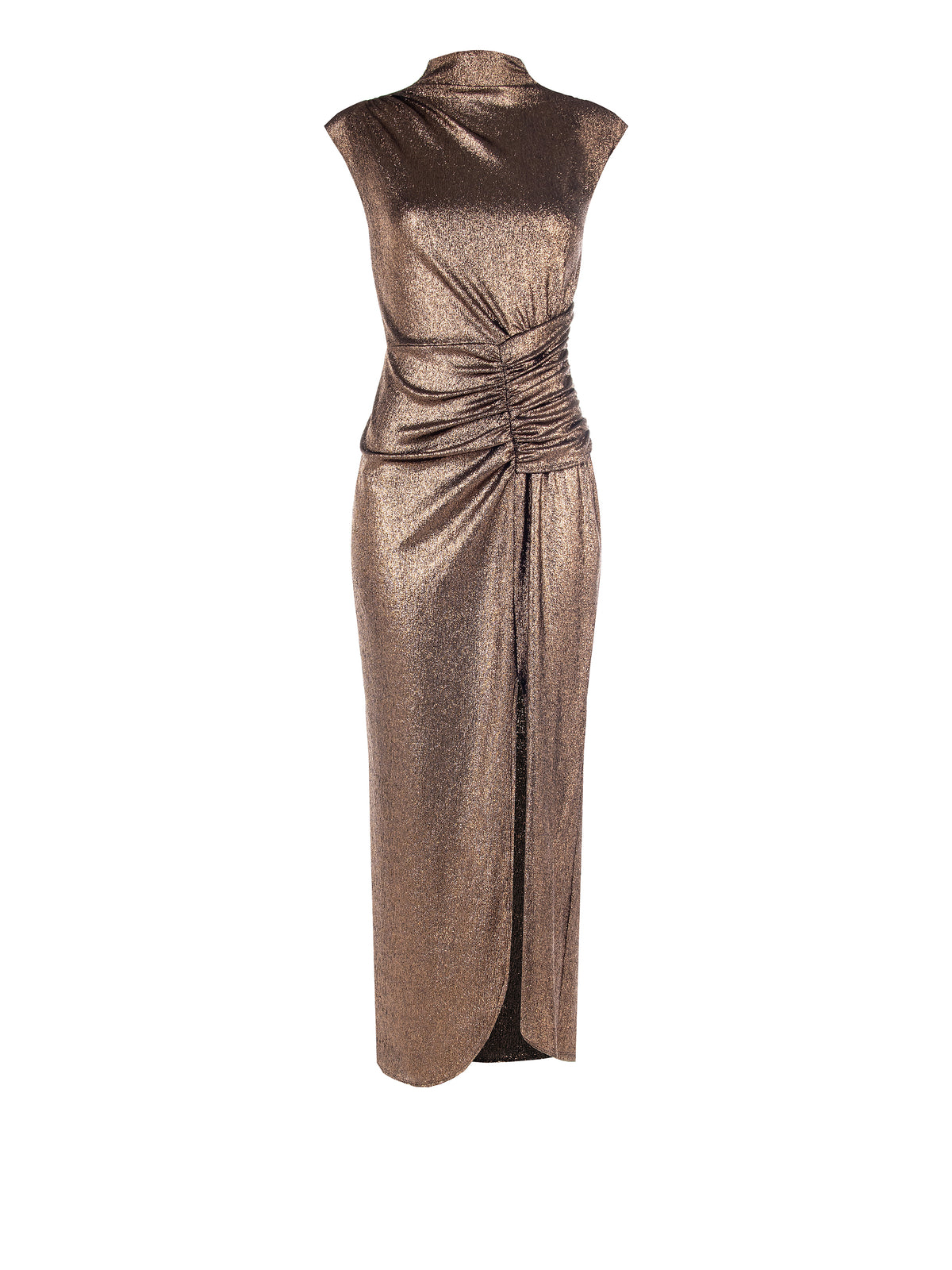 Draped Bronze Dress - Maska