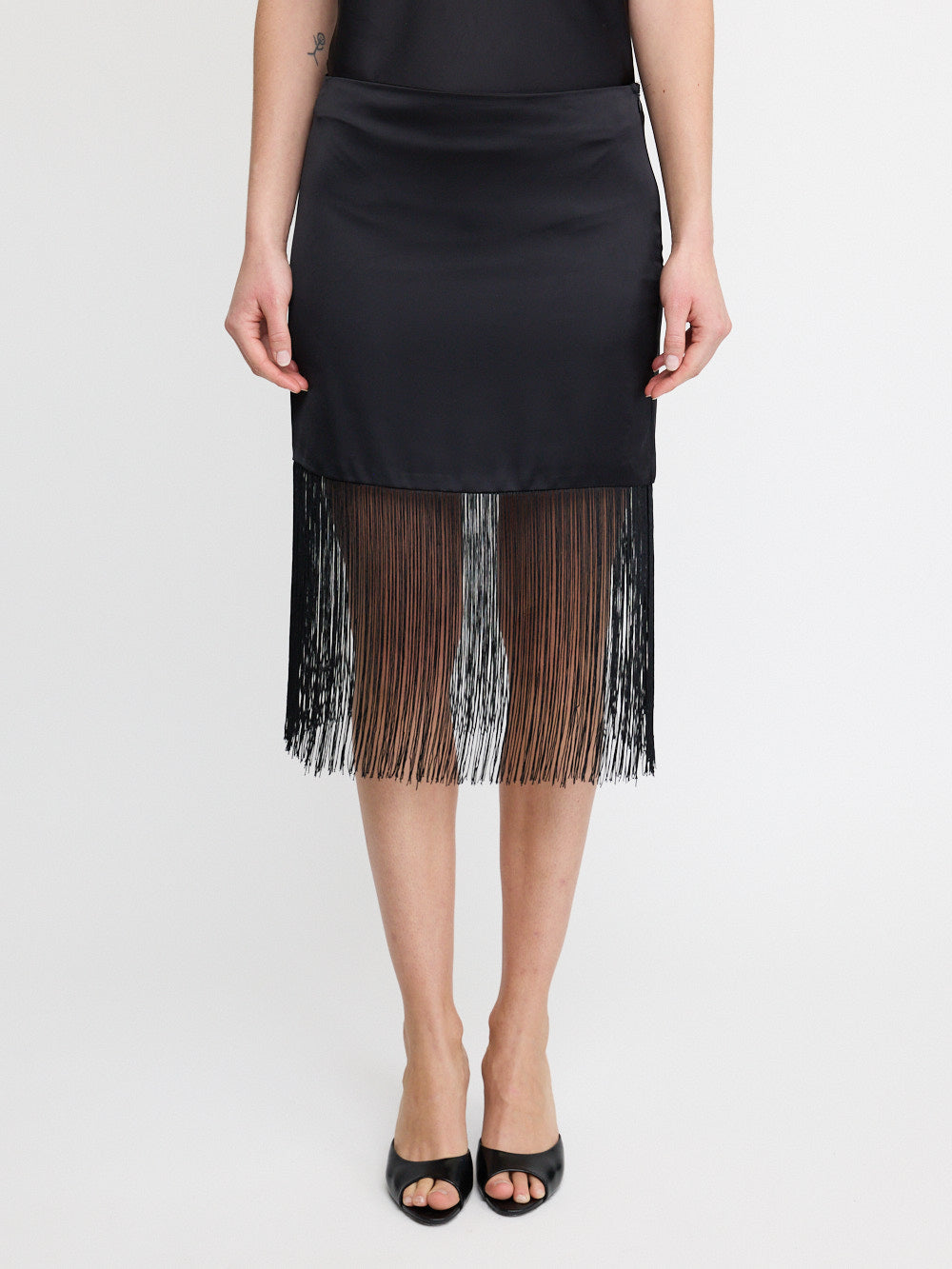 Fringe Midi Skirt - Maska