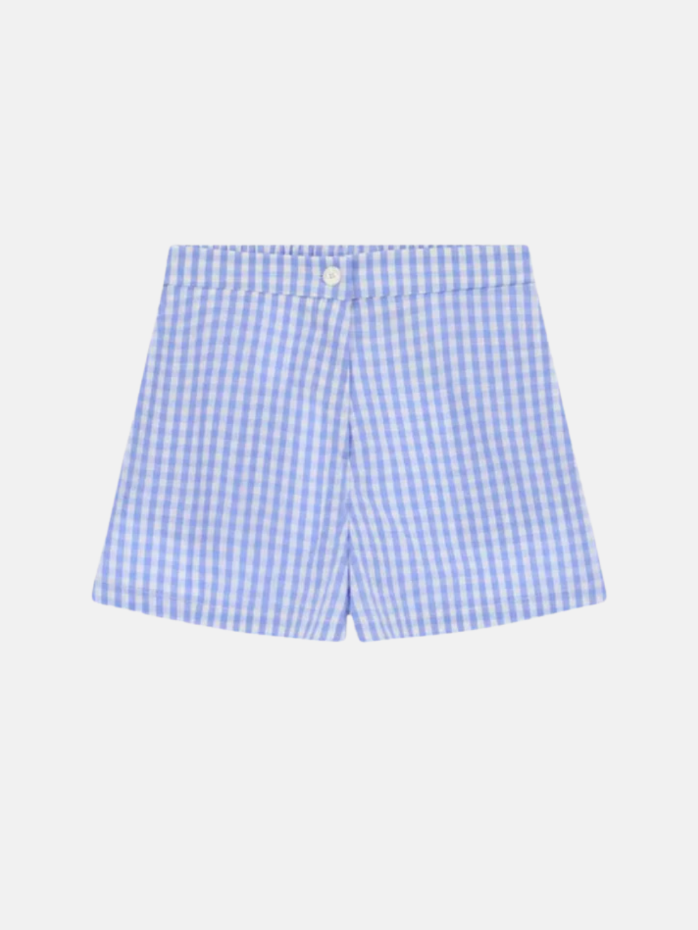 Short Gingham bleu