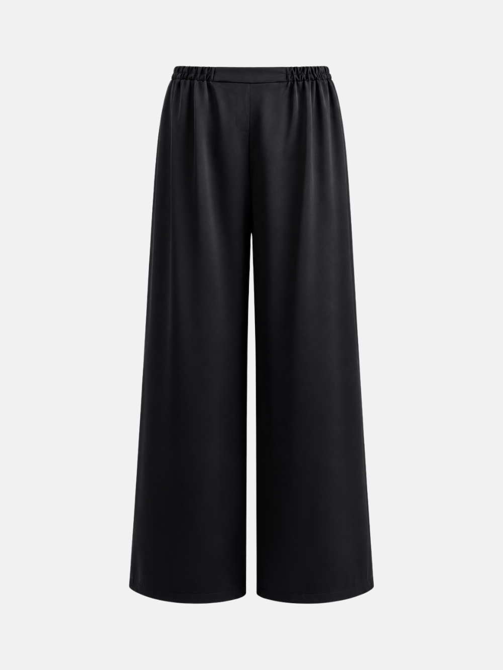 Satin Wide-Leg Pants