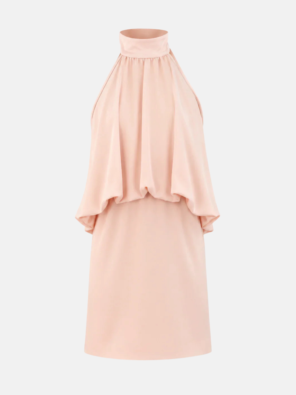 Draped Halter Dress