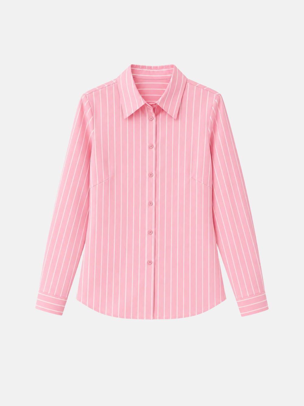 Striped Button-Down Shirt