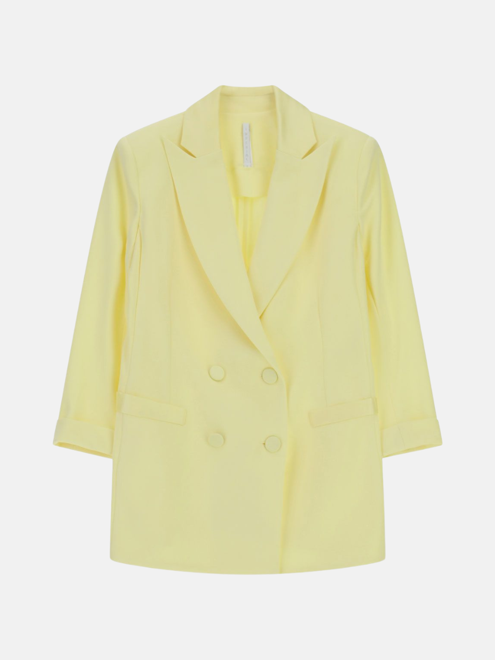 Blazer double-breasted with three-quarter sleeves
