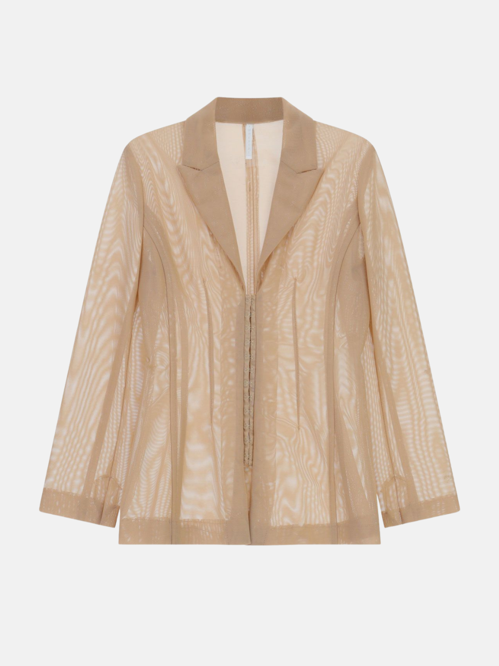 Sheer regular-fit blazer