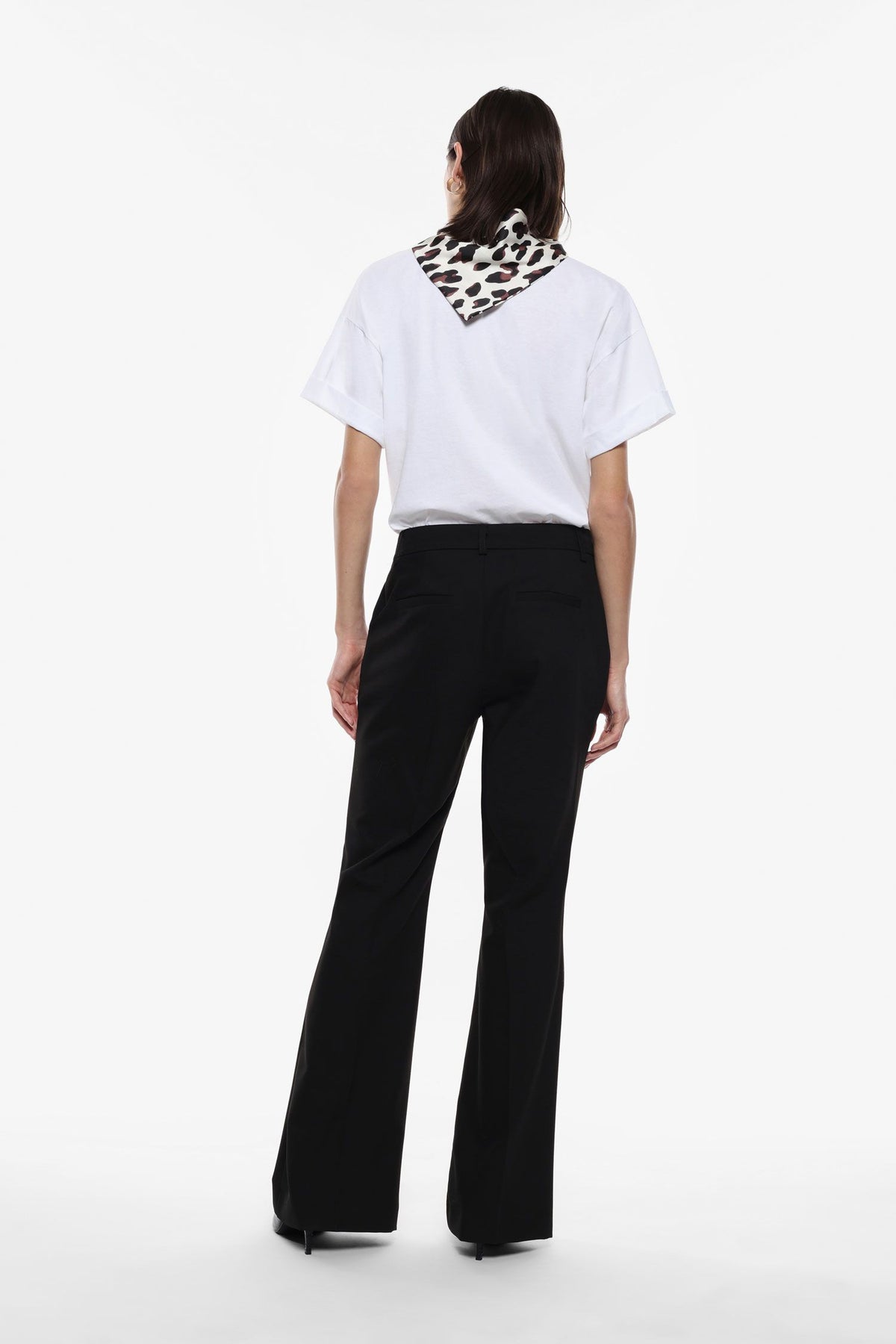 High-Waisted Flared Trousers - Maska