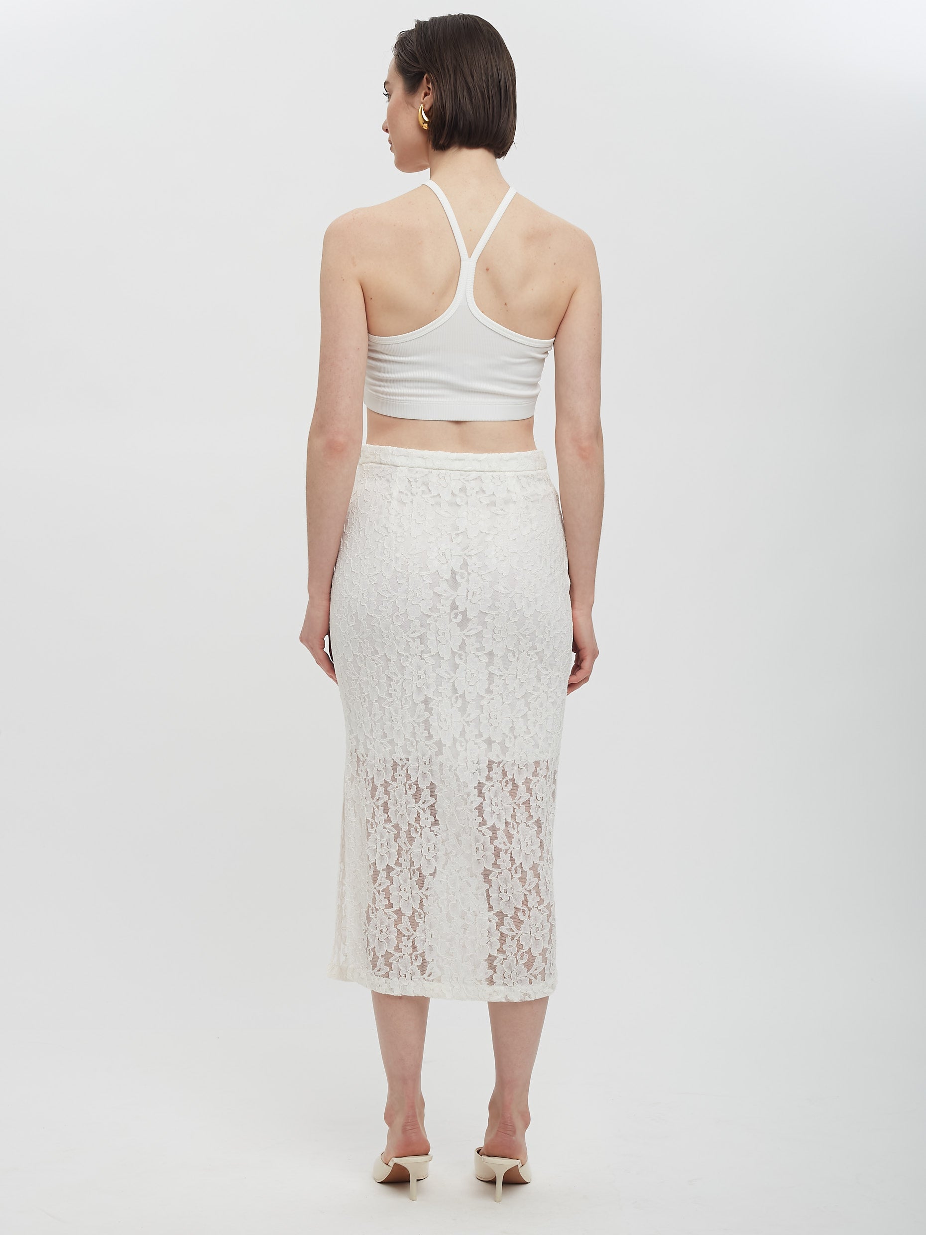Lace Pencil Skirt