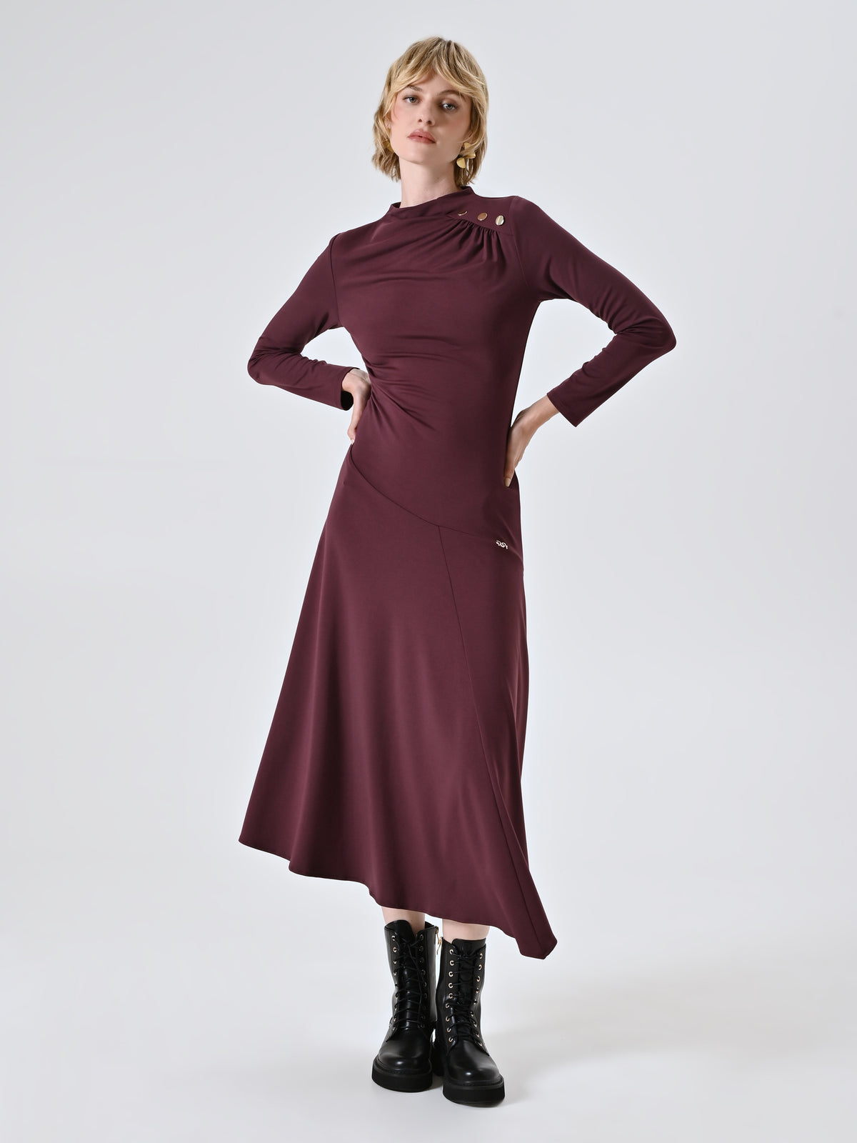 Light Milano-Stitch Dress - Maska