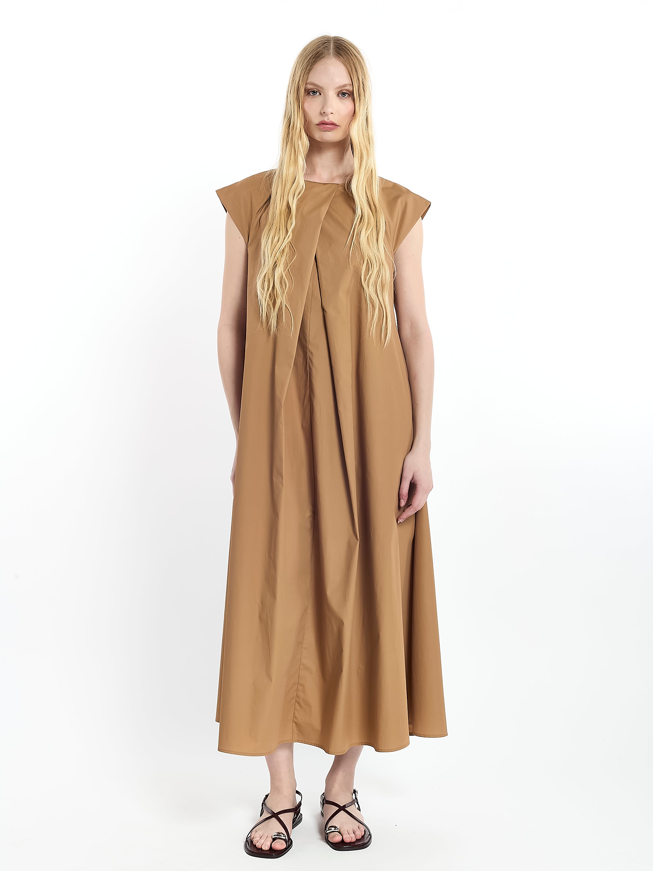 Dress With Pleated Detail