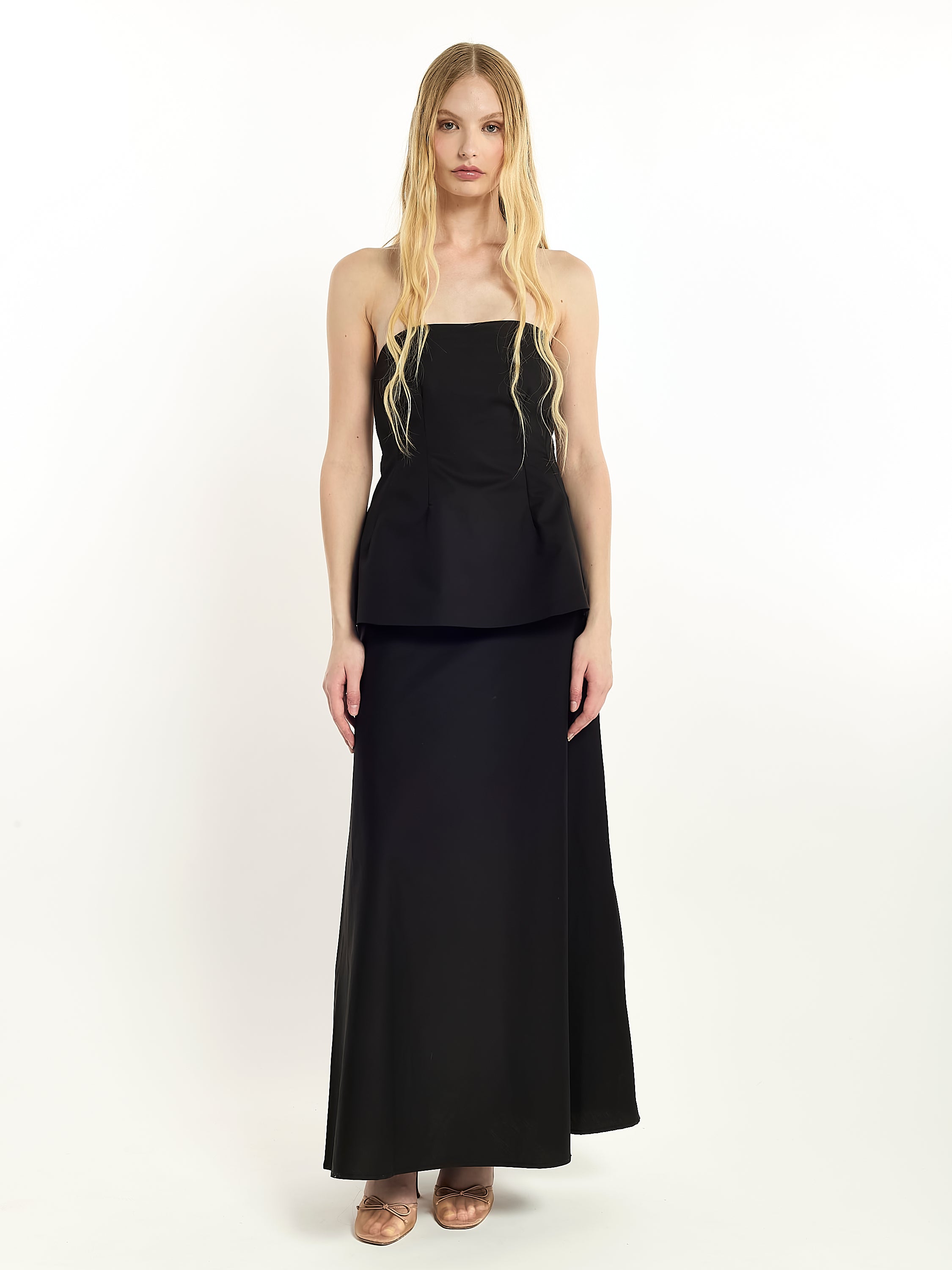 Peplum Bustier Dress