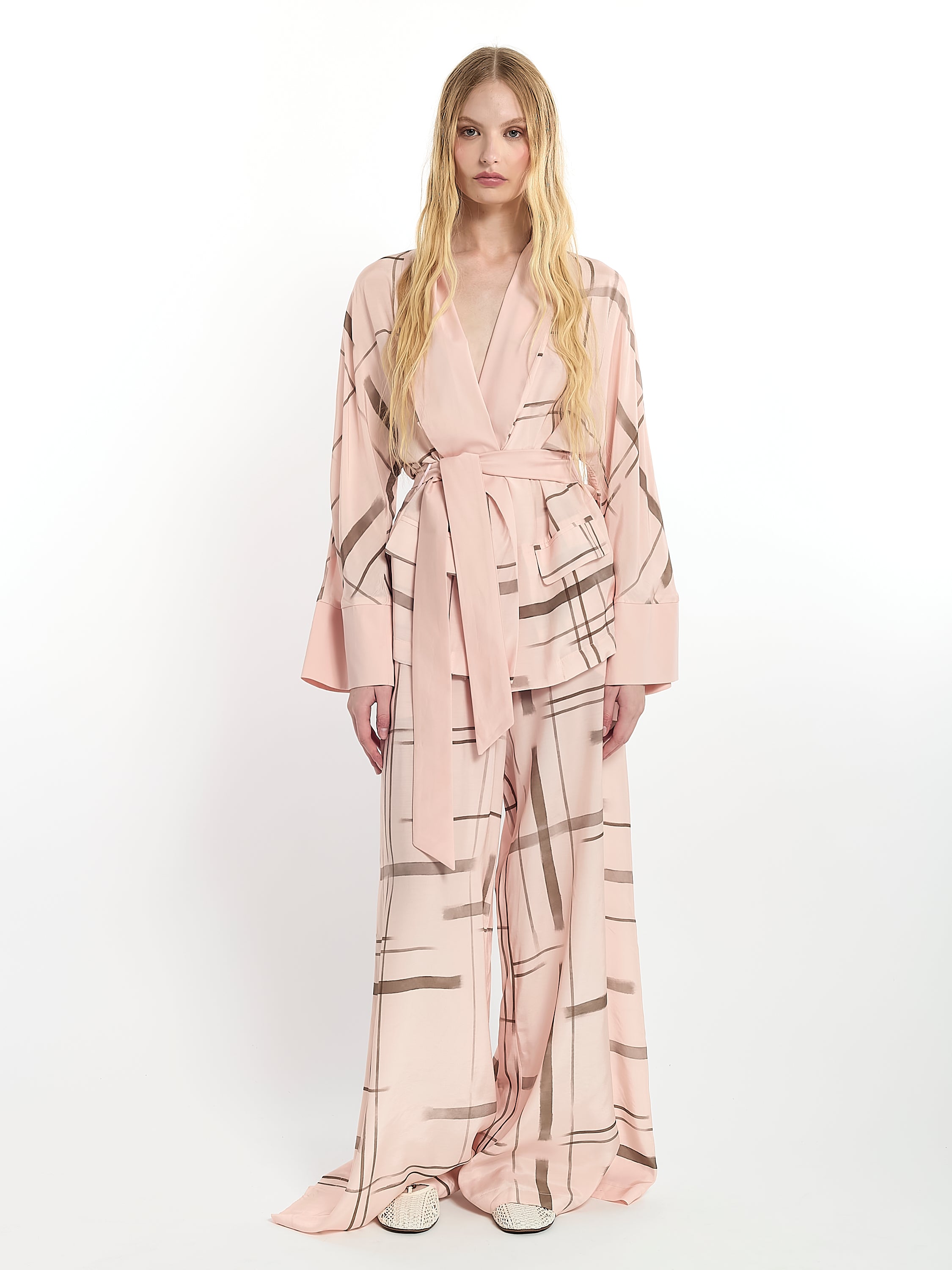 Kimono Striped Jacket