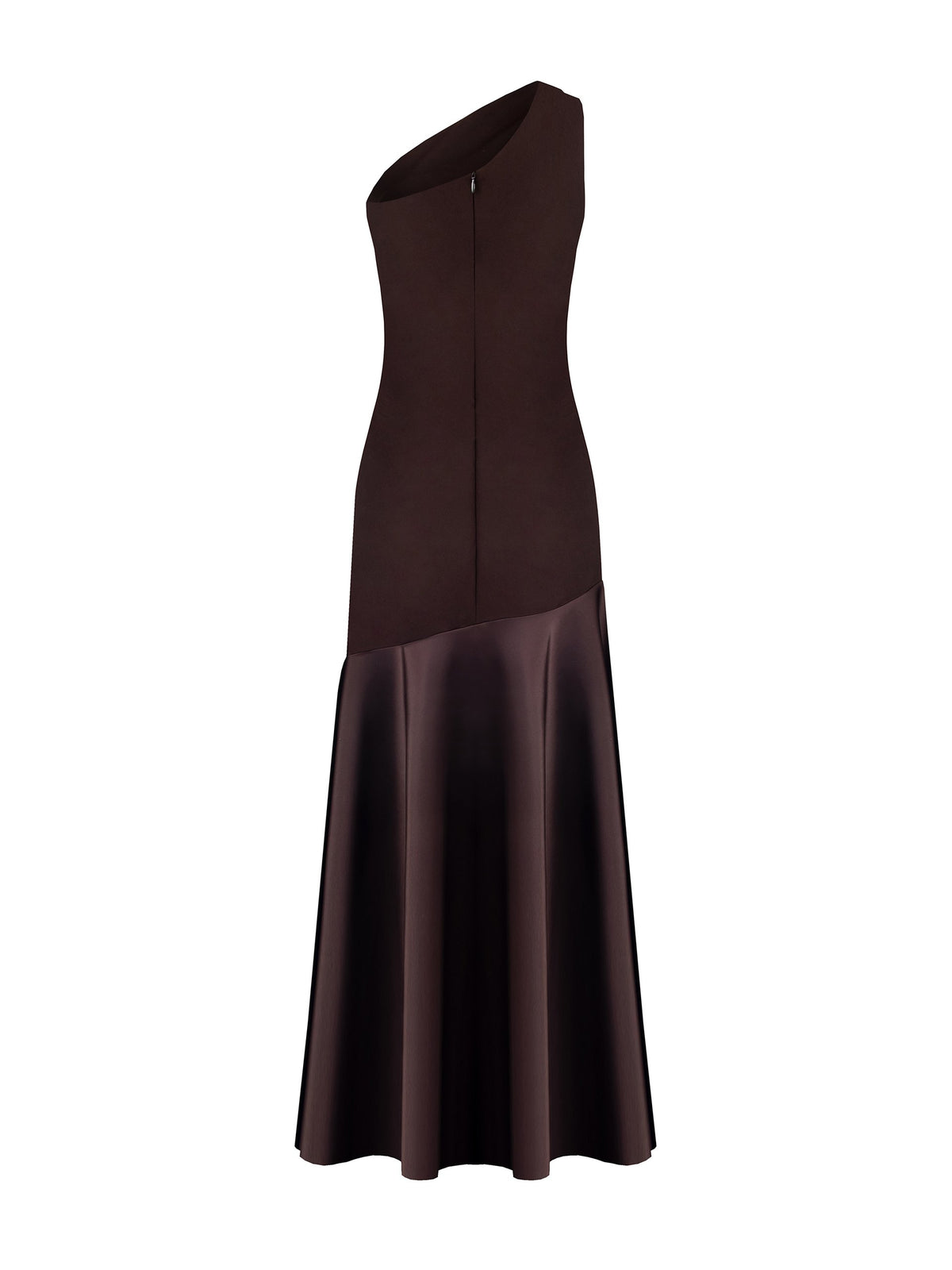 Maxi Dress with Satin Hem - Maska