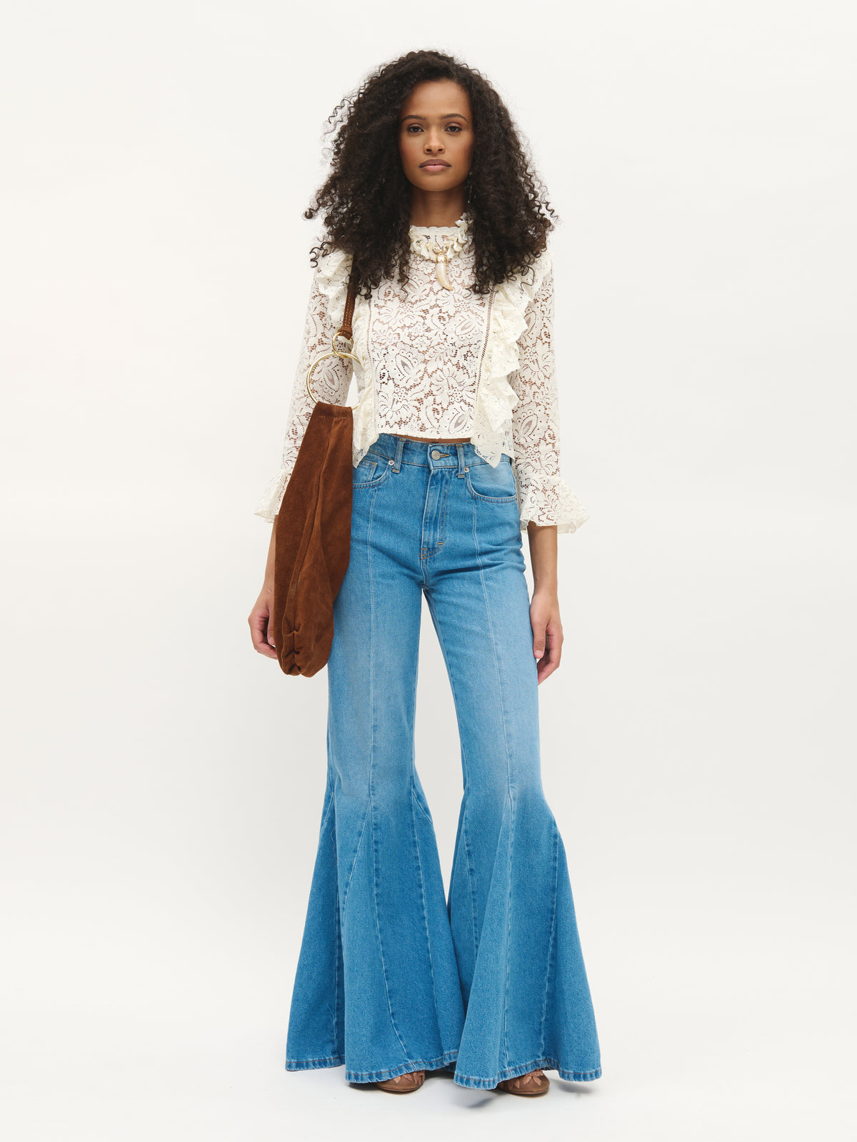 Mid-rise Bell Bottom Jeans - Maska