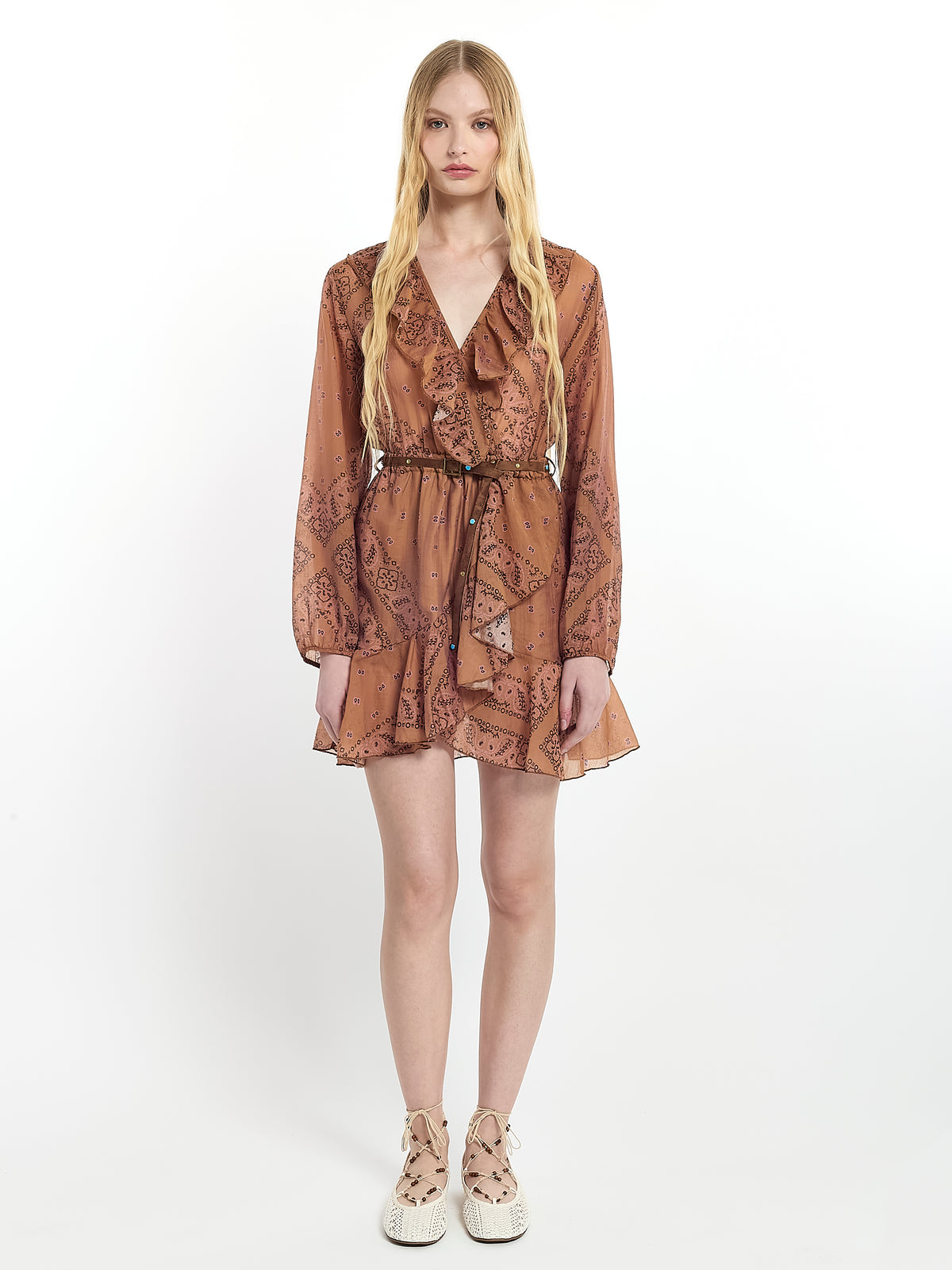 Printed Dress Belt - Maska