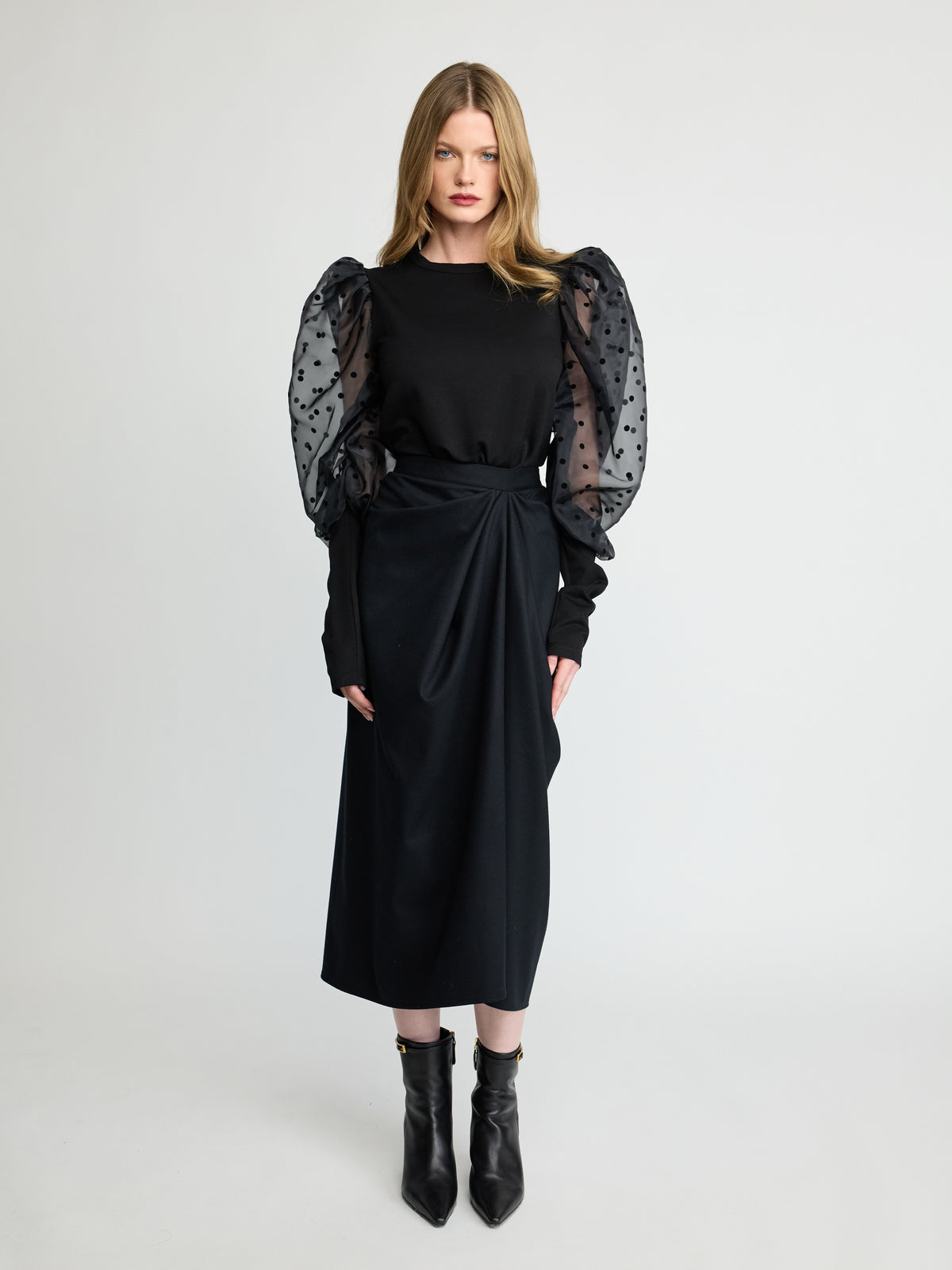 Wrapped Midi Skirt - Maska