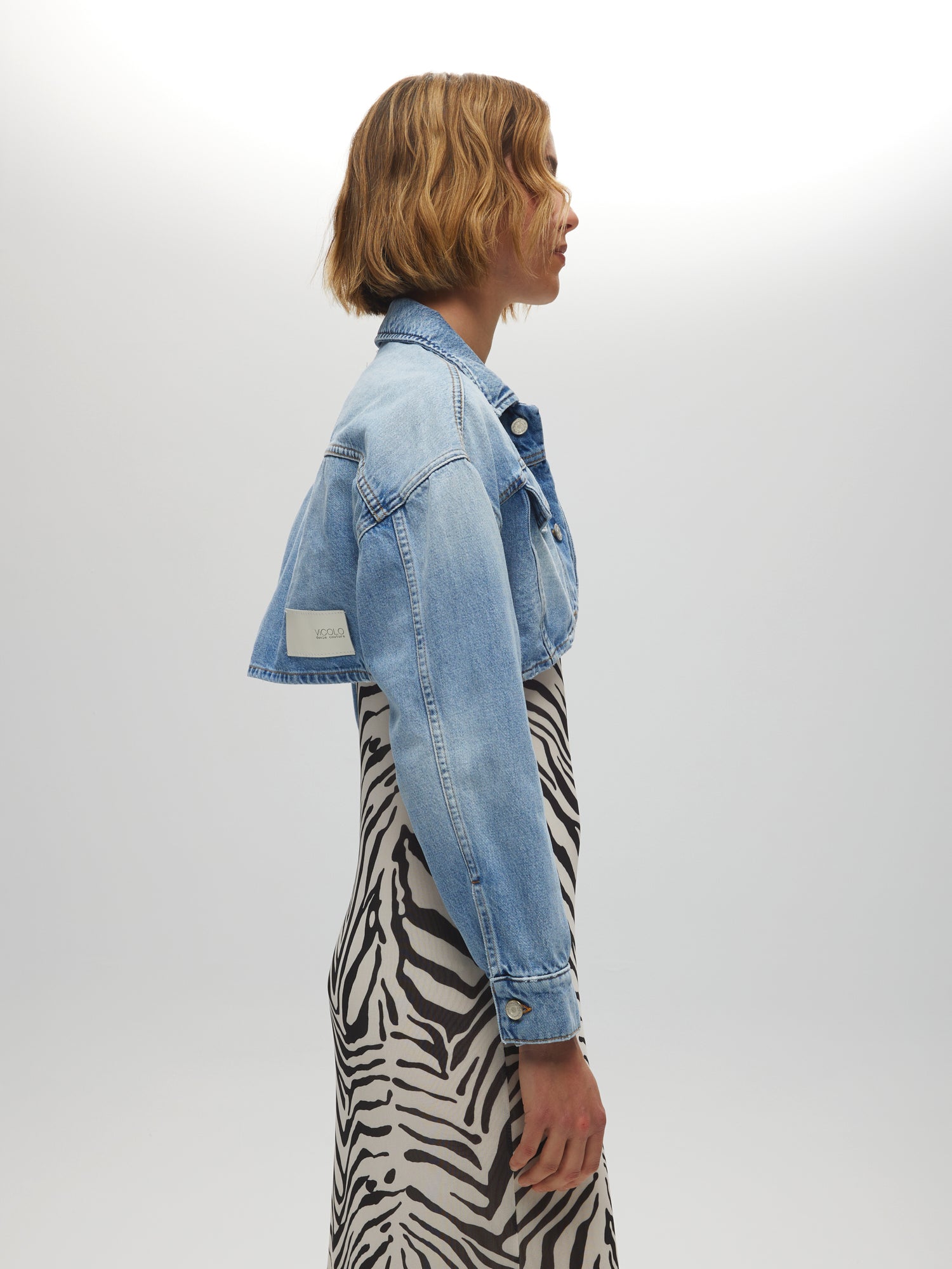 Cropped Denim Jacket