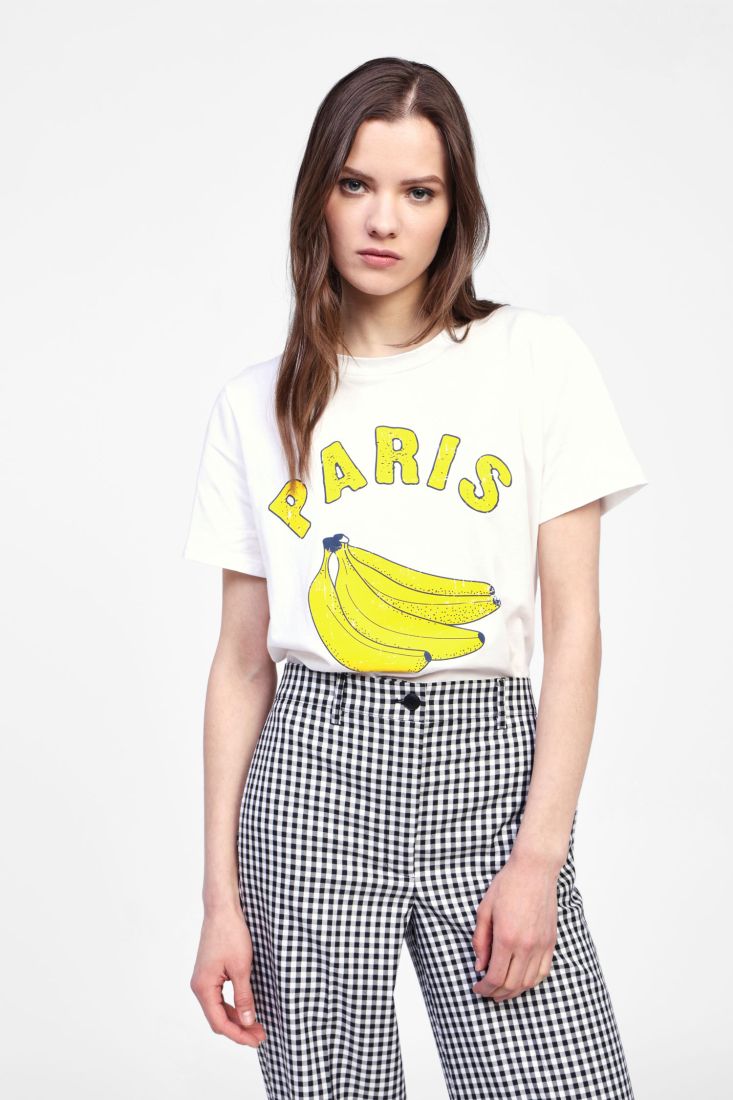 T-shirt avec imprimé graphique audacieux