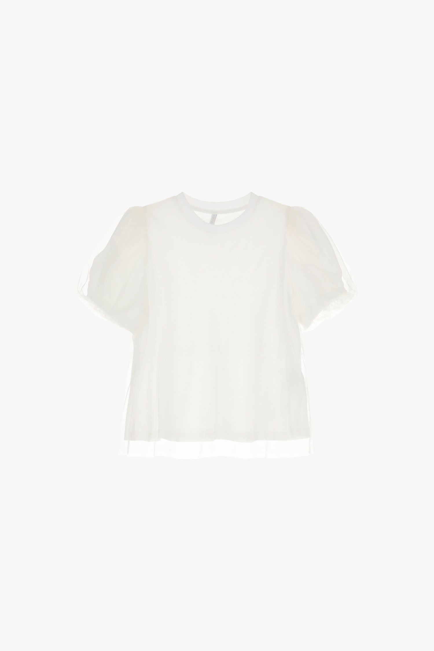 Sleeve Sheer T-shirt