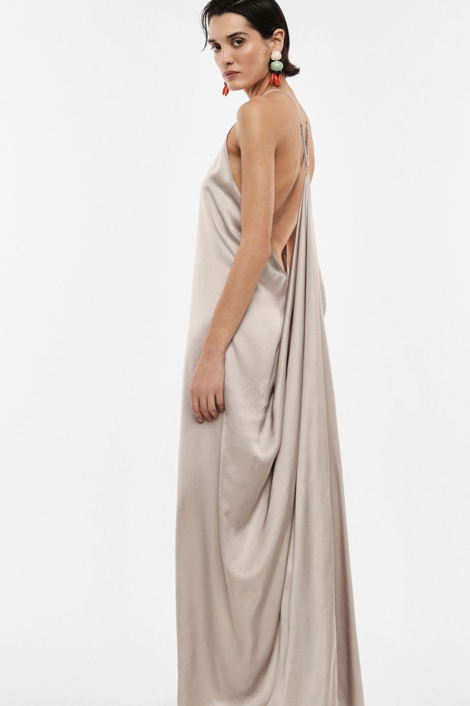 Flowy Halter Maxi Dress