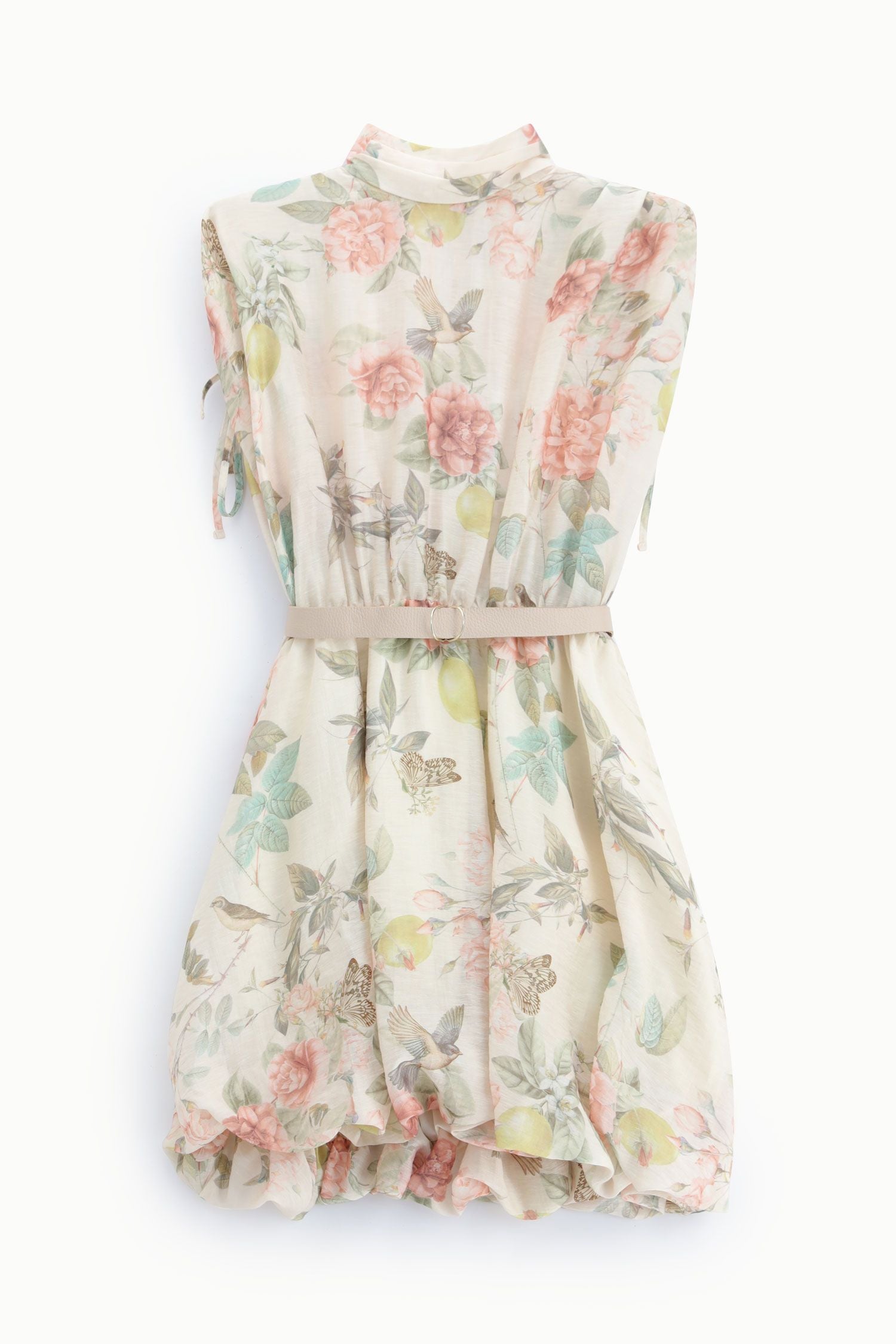 Botanical Print Mini Dress