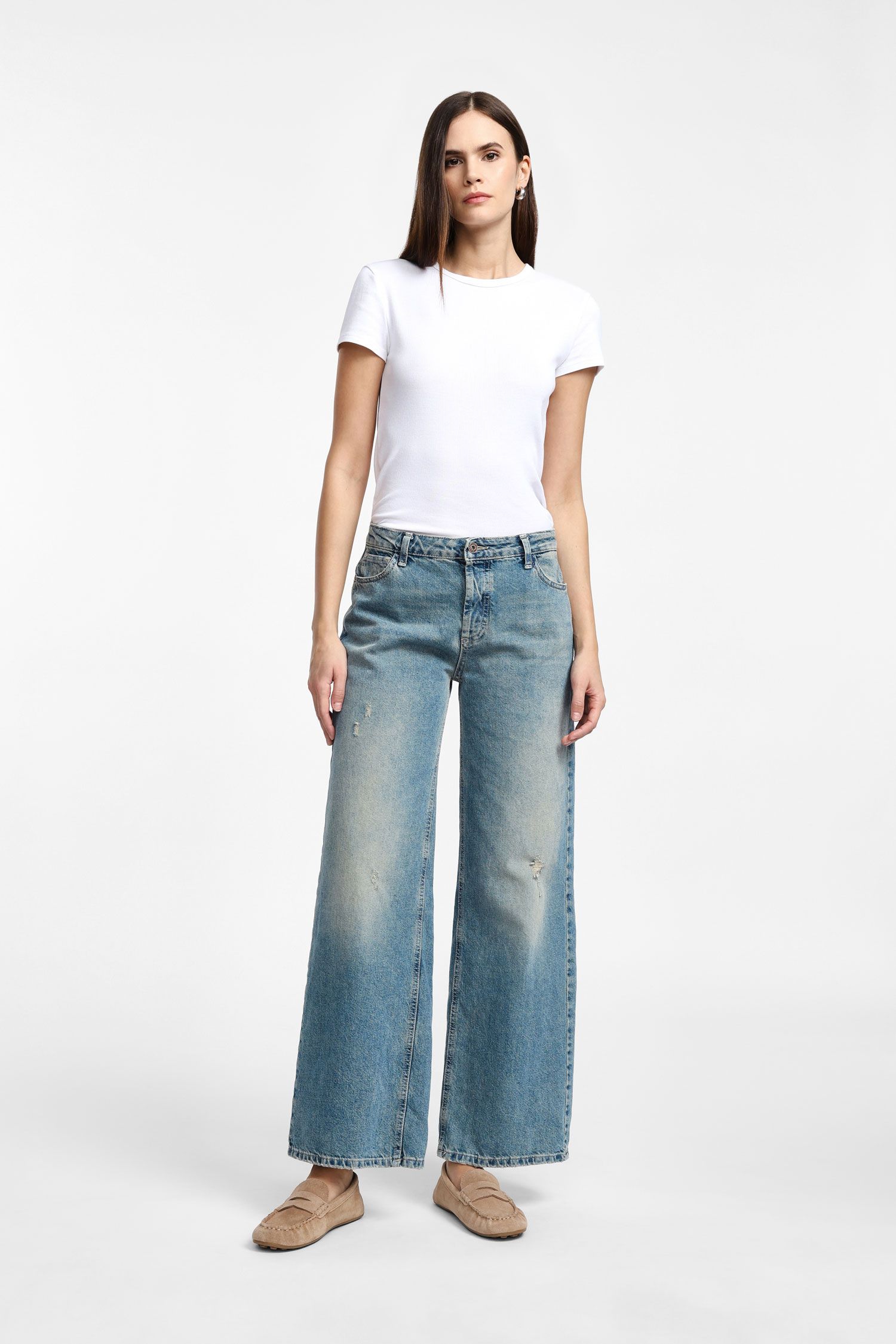 Flared Leg Jeans