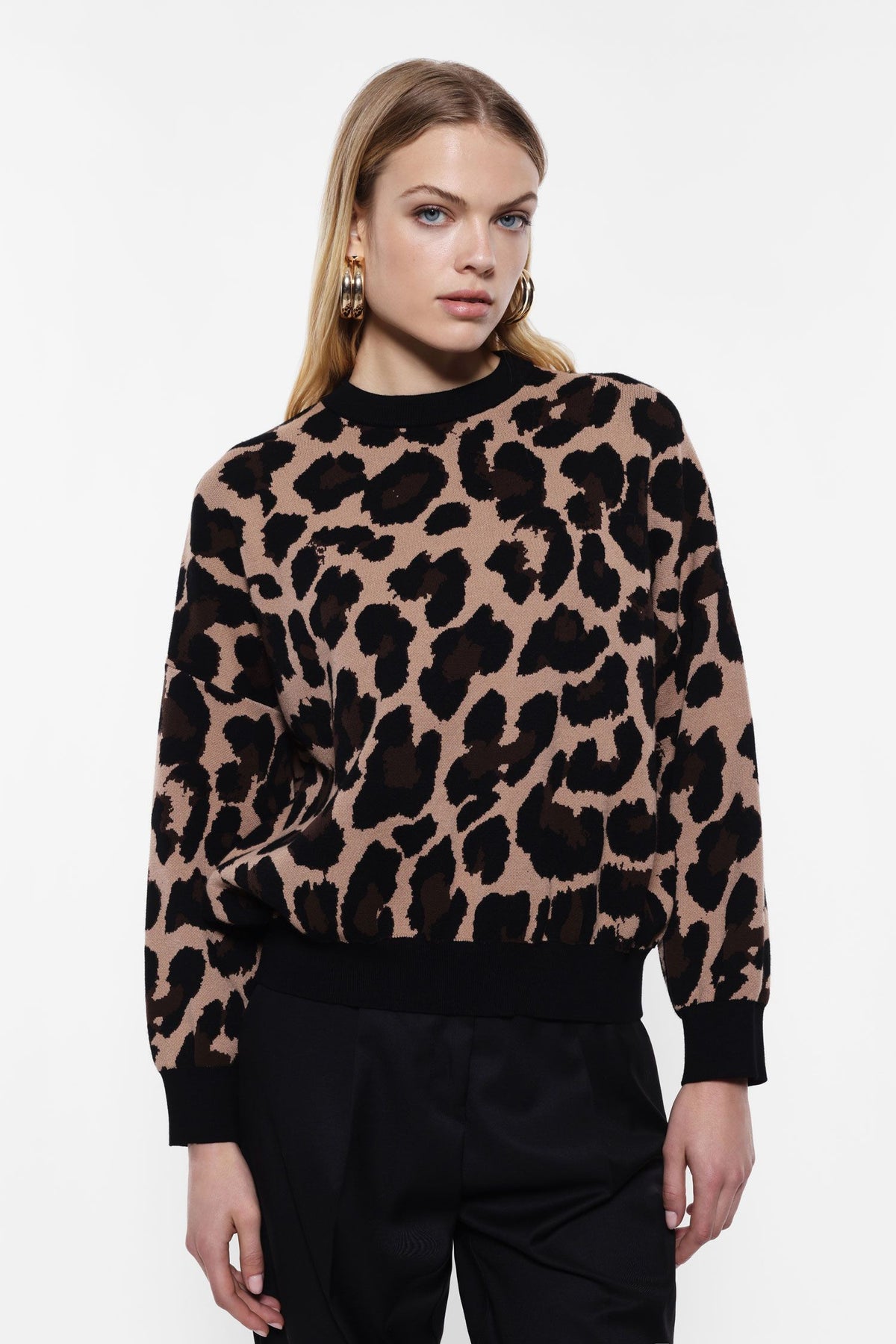 Animal Print Sweater