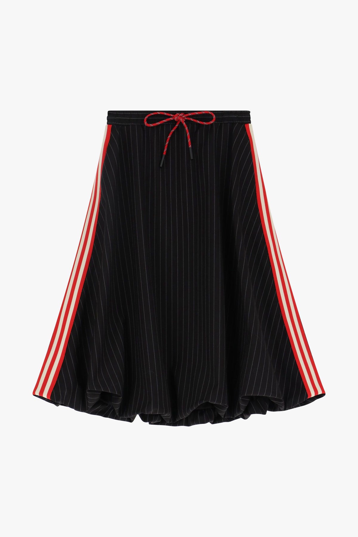 Flared Striped Skirt