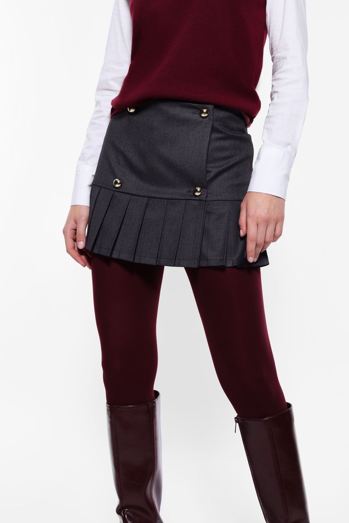 Pleated Skort