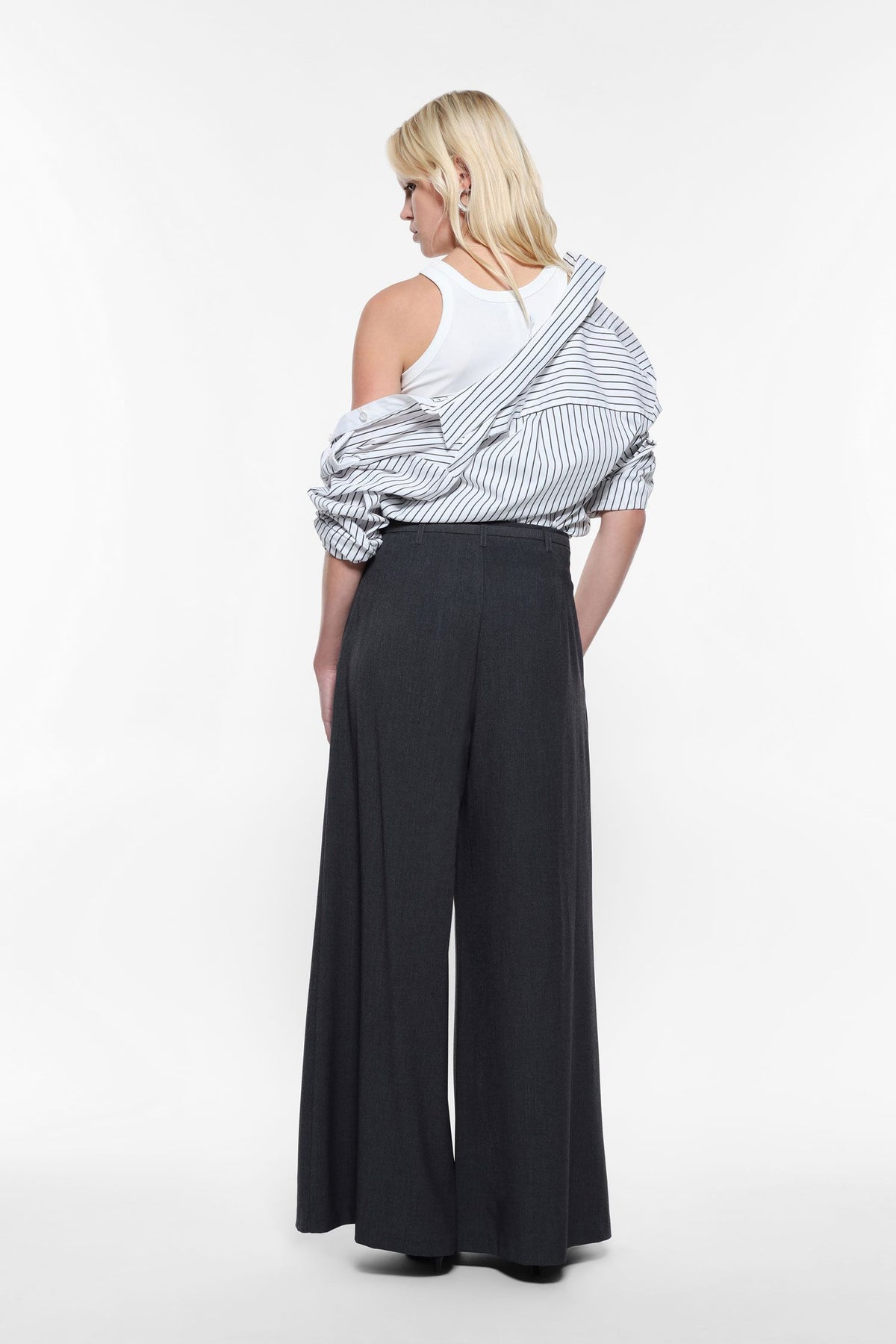 Belted Palazzo Trousers