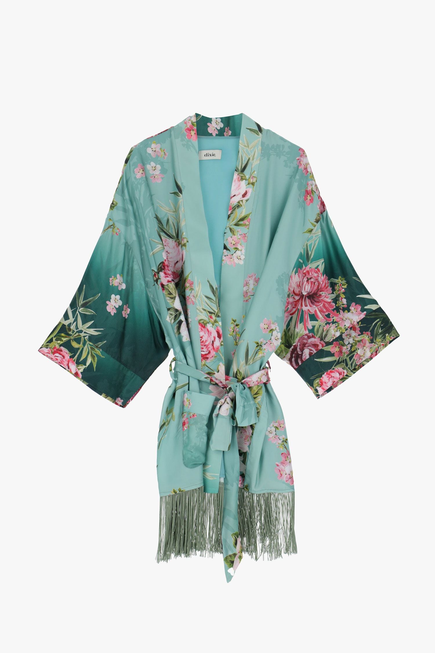 Floral Print Kimono