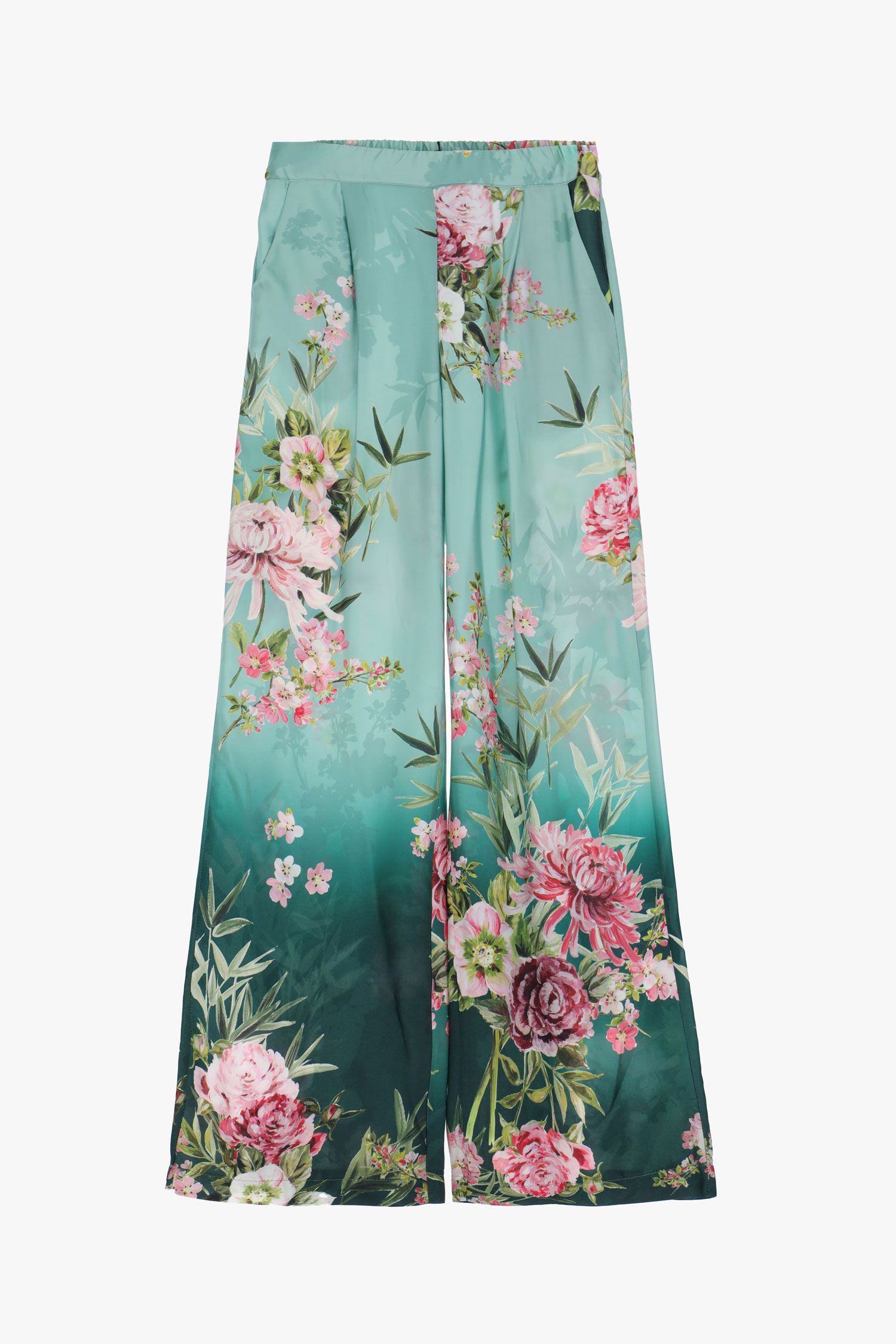 Floral Print Trousers