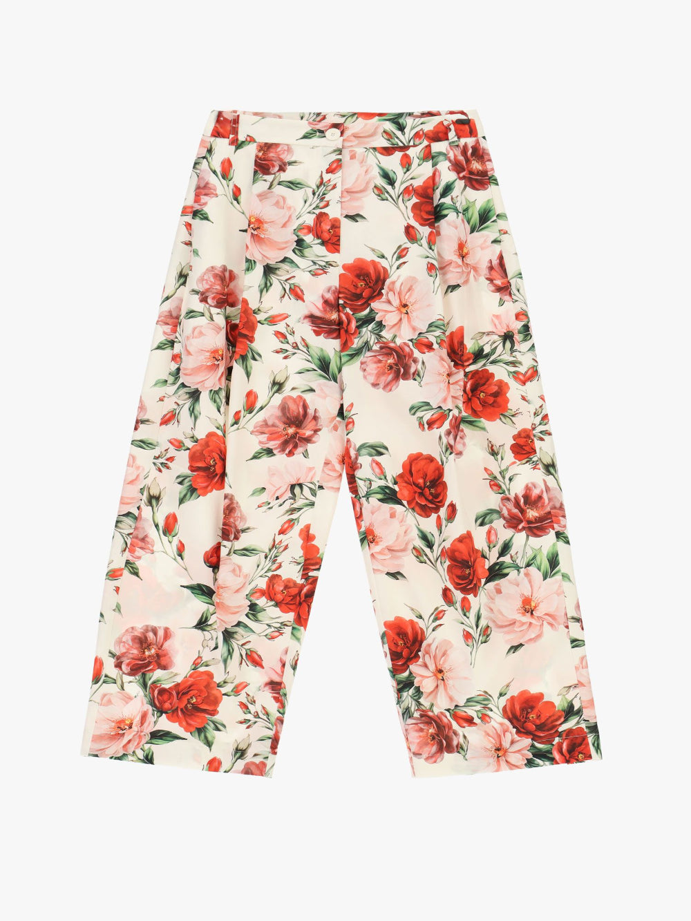 Floral Wide-Leg Pants