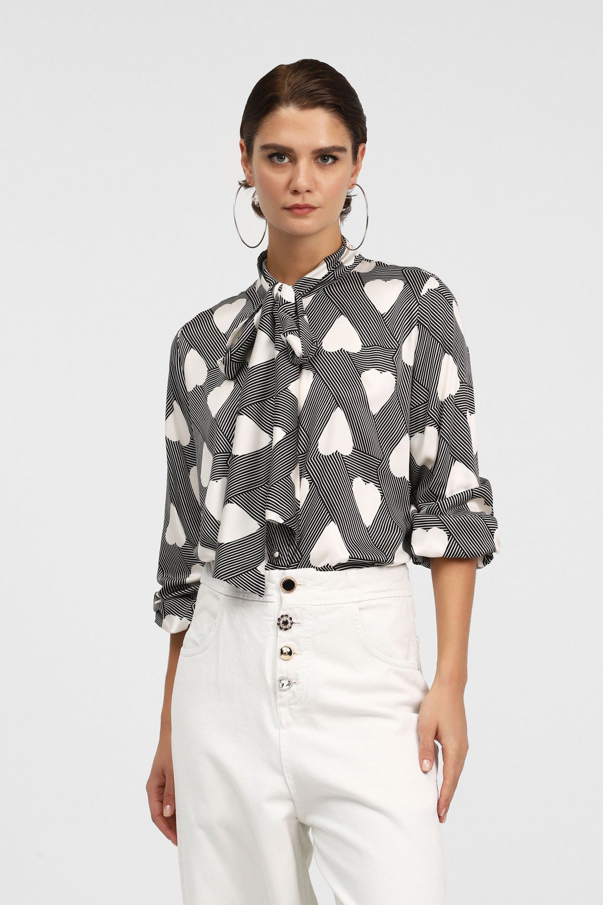 Blouse with Bow