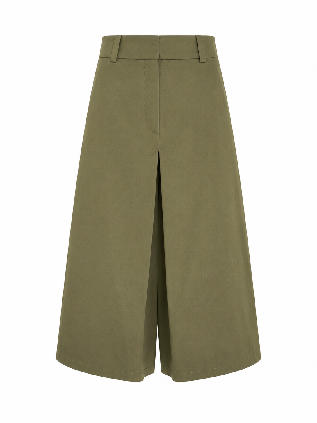 Wide-Leg Culotte Trousers