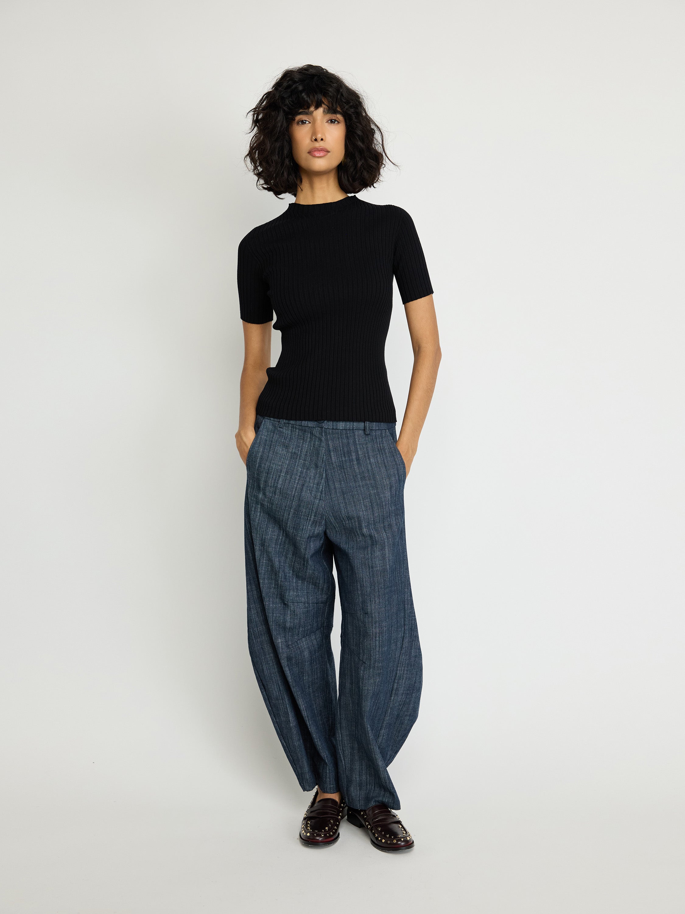 Cinched Tapered Pants