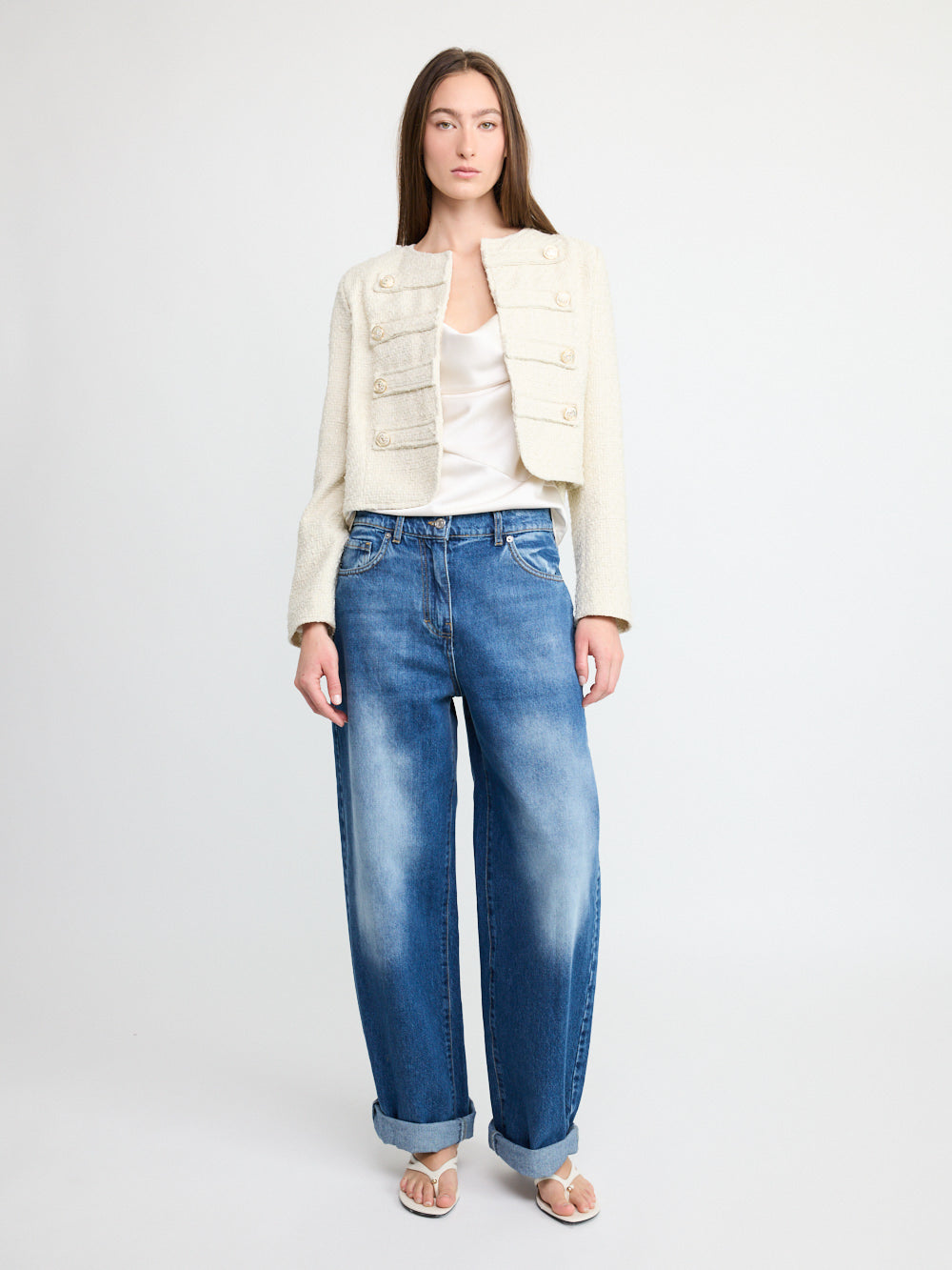 Veste en tweed chic