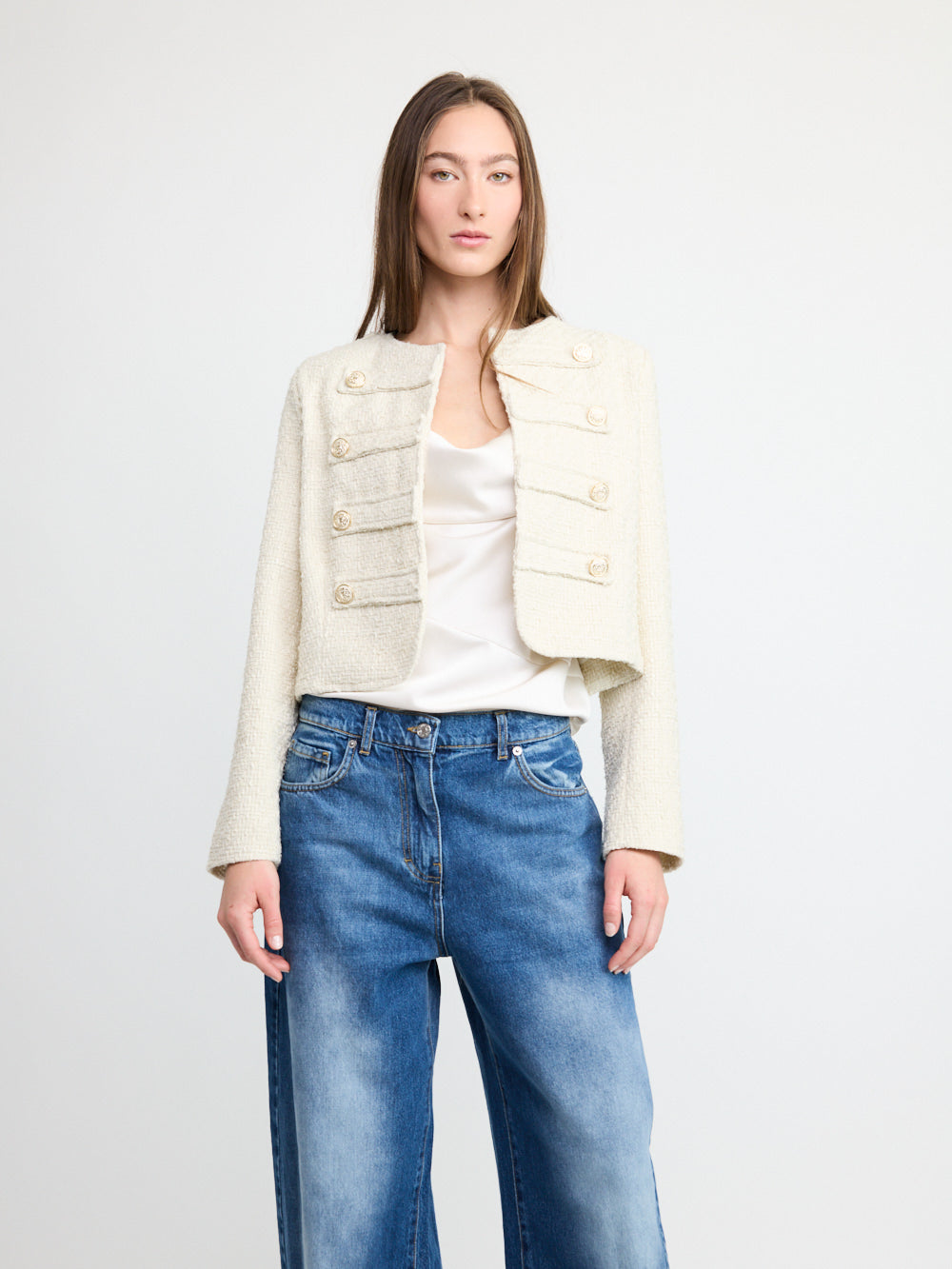 Veste en tweed chic