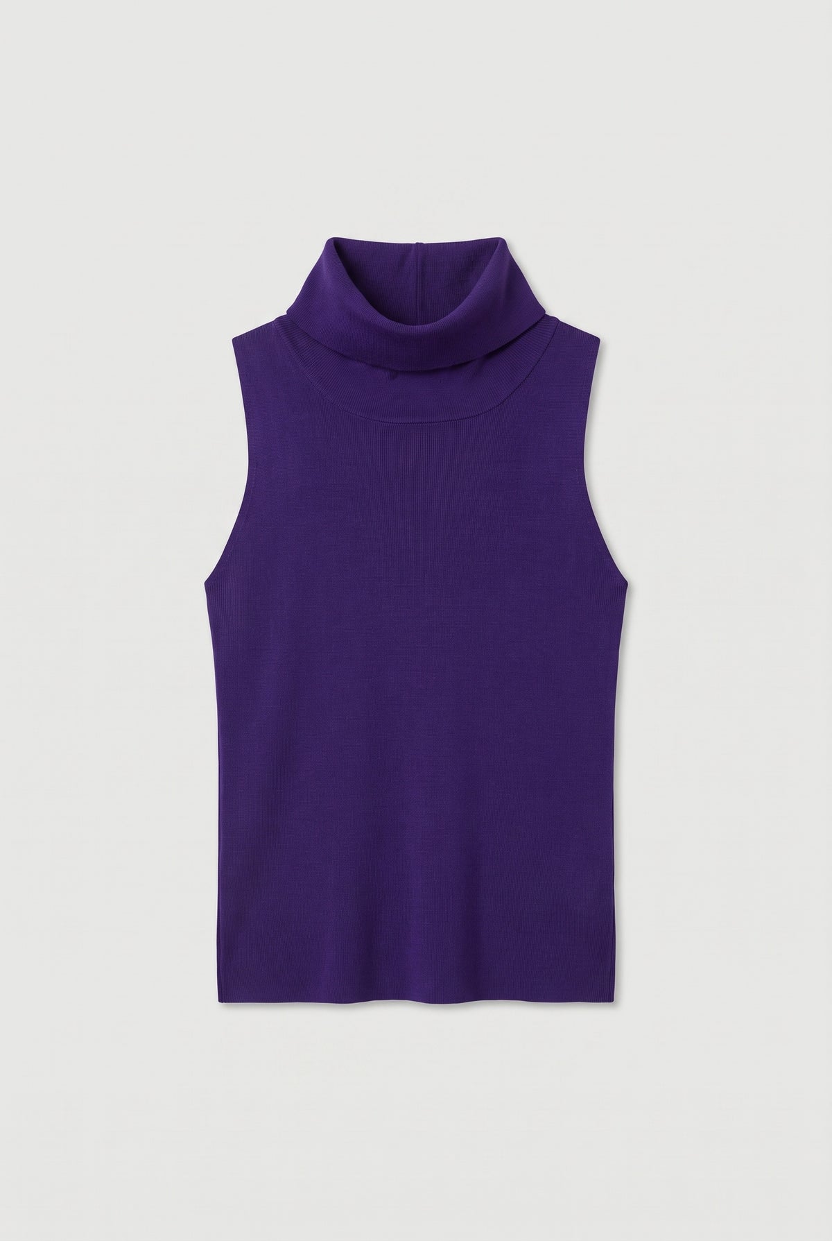 Open-Back Sleeveless Bodysuit - Purple - flat lay