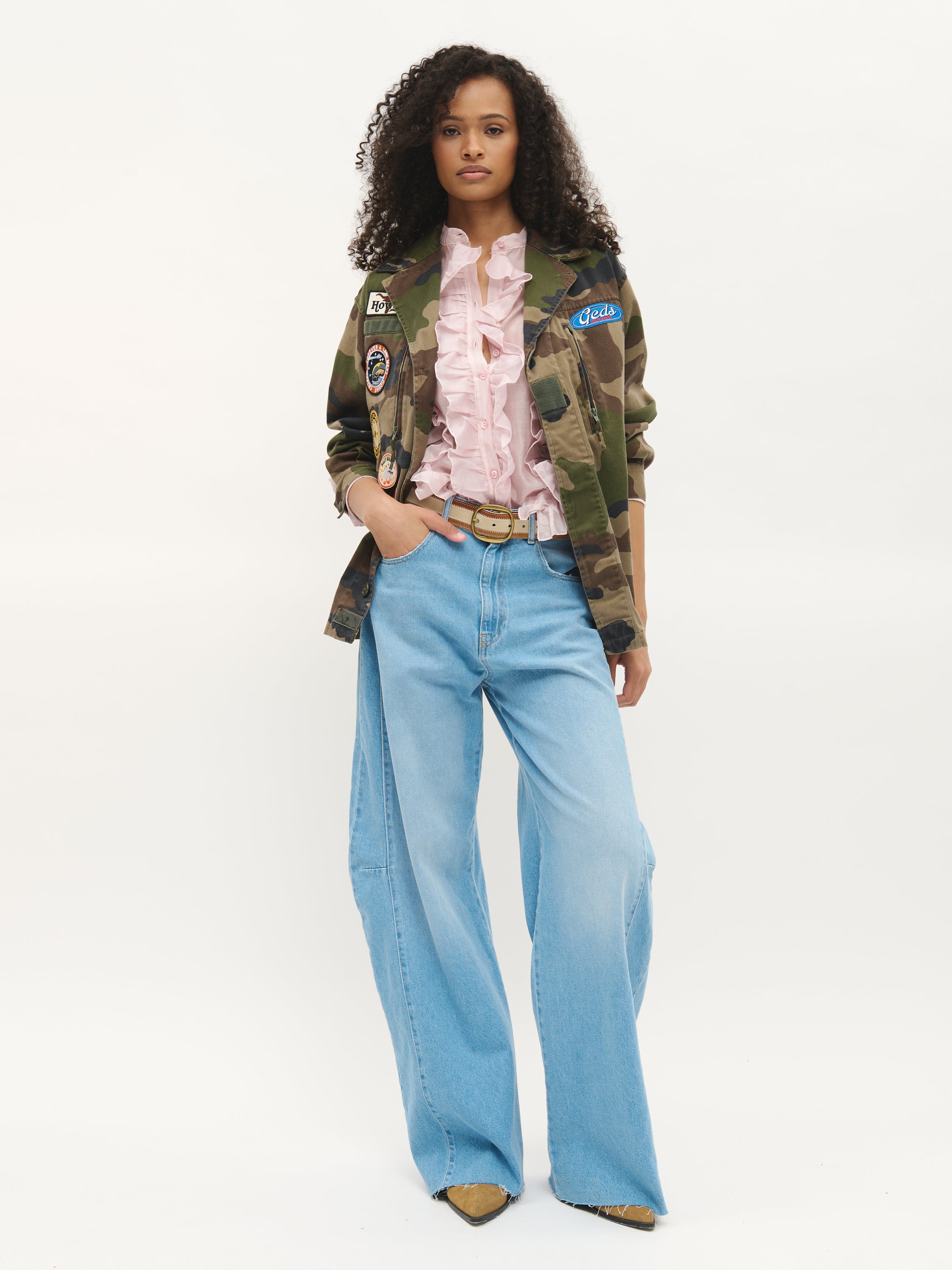 Military Patched Jacket