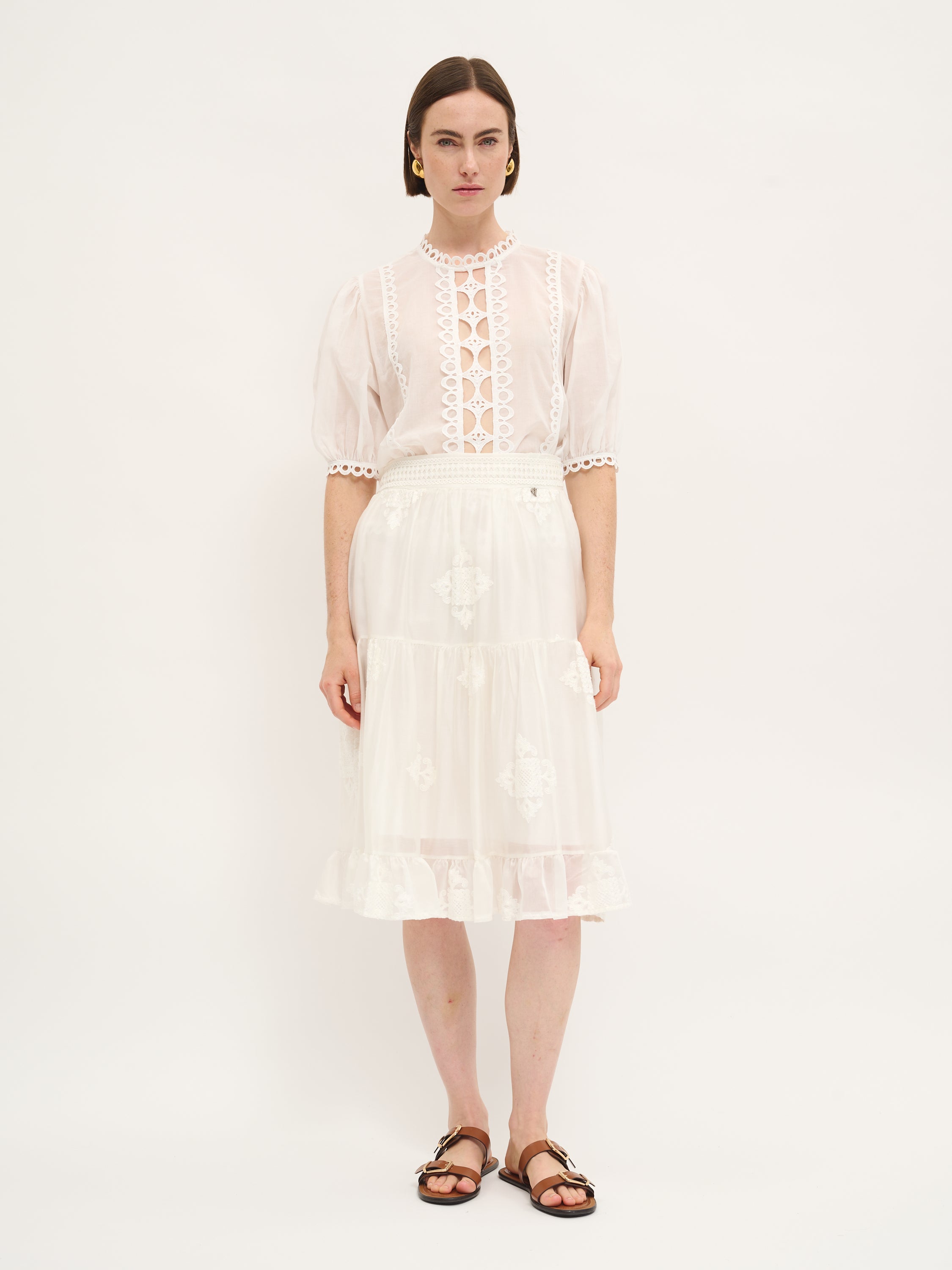 Embroidered Skirt