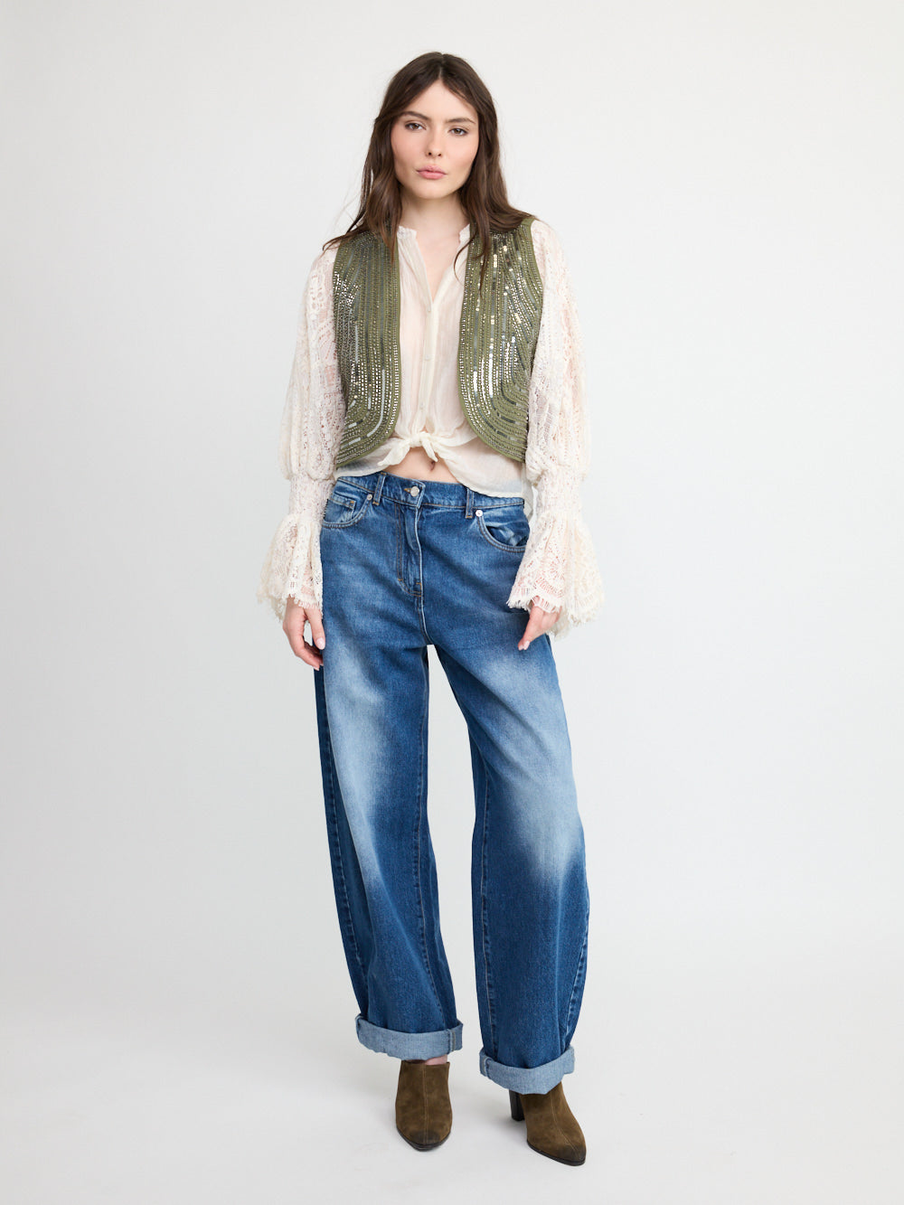 Gilet orné