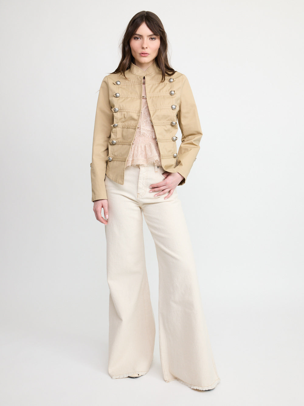 Wide Leg Denim Jeans