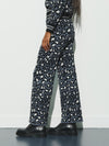 Pantalon en maille imprimé léopard