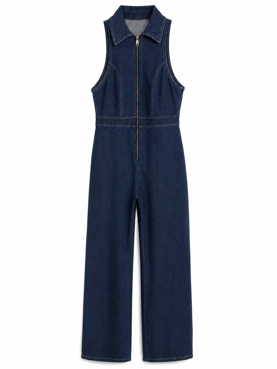 DENIM TANK TOP JUMPSUIT