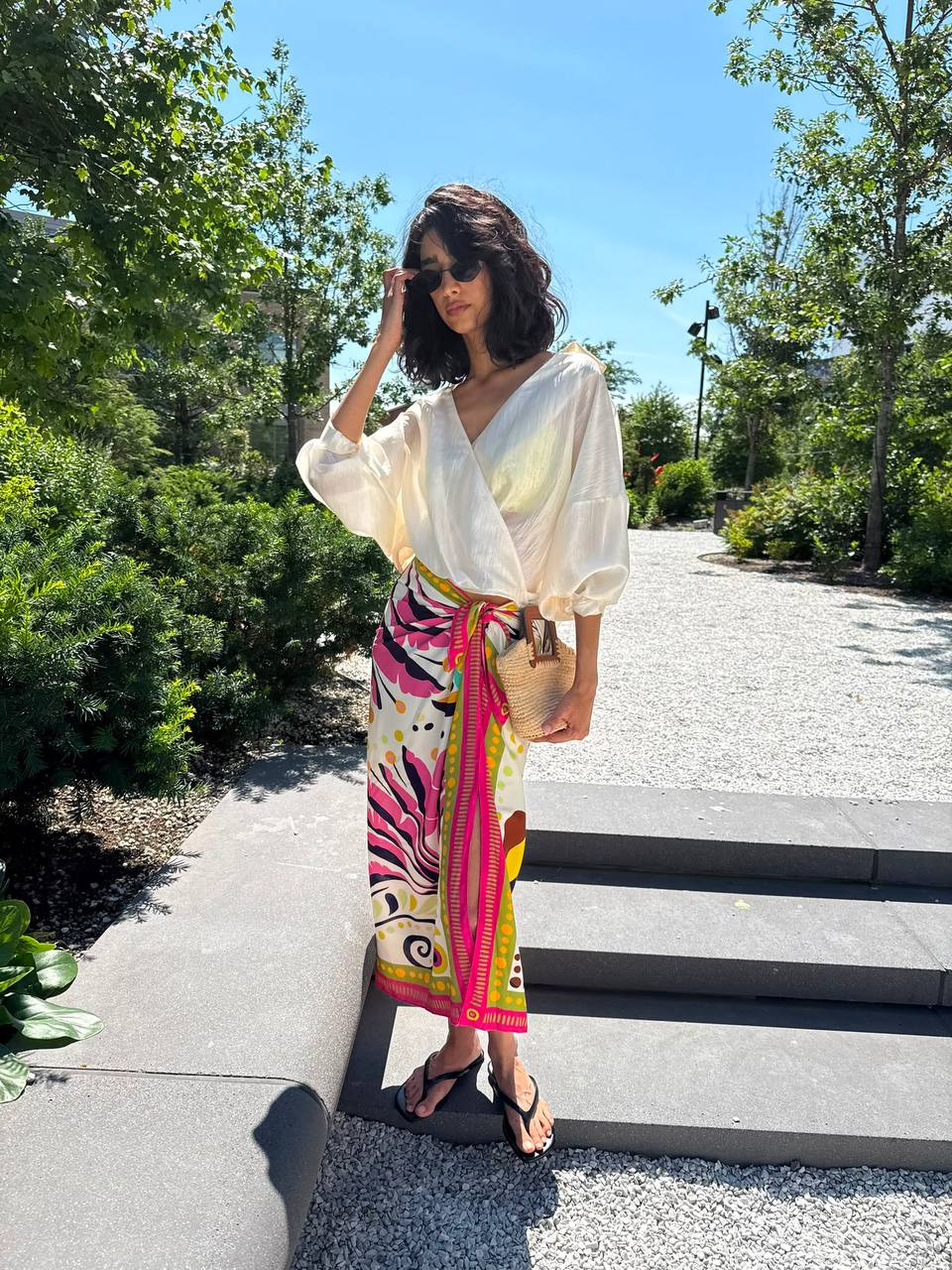 Colorful Printed Skirt