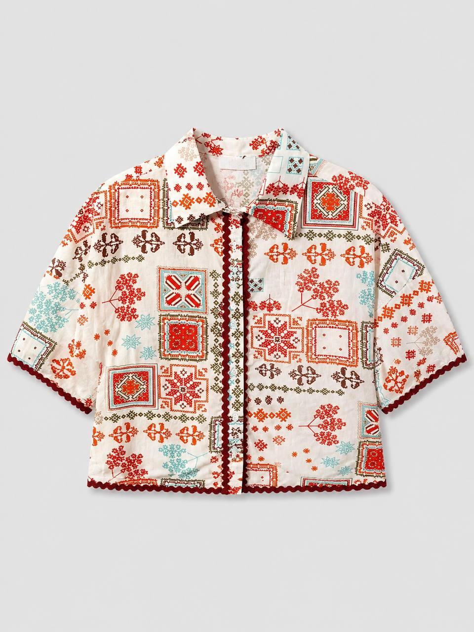Printed Short-Sleeve Shirt