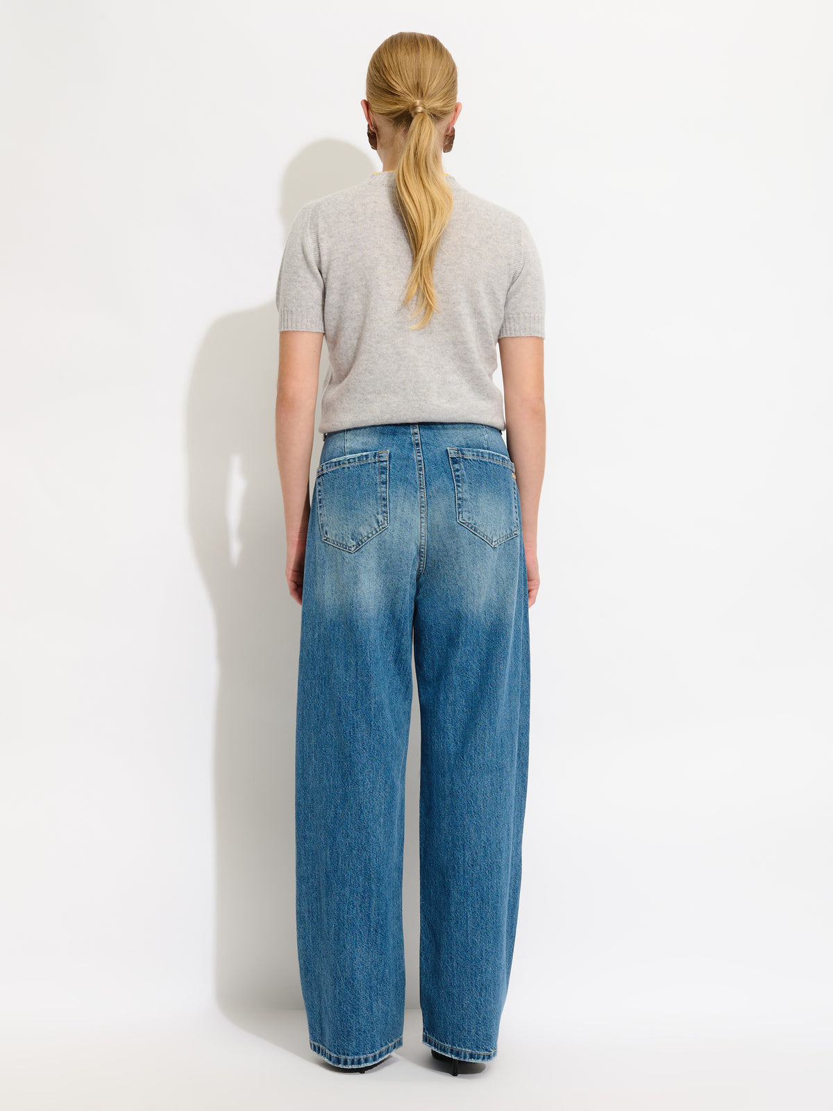 Loose Fit Wide Leg Jeans