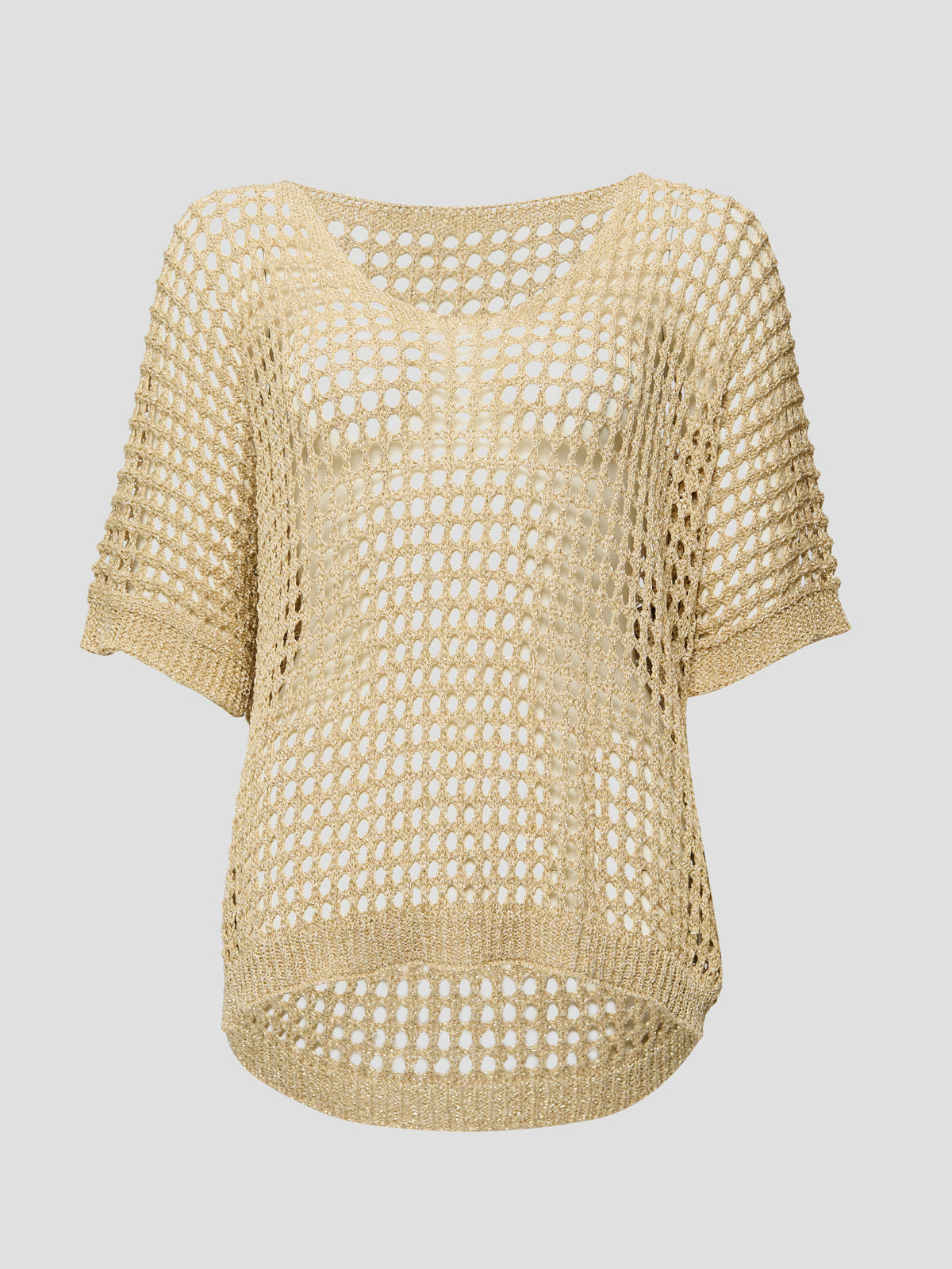 Crochet T-Shirt With Dolman Sleeves