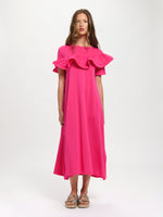 Maxi robe t-shirt avec volants