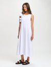 Side Ruffle Maxi Dress